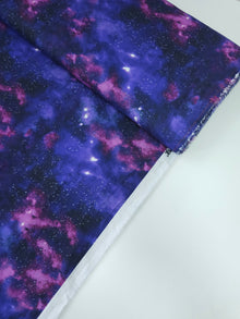  Purple Clouds Galaxy Ethereal Sky Cotton