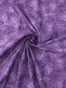  Purple Floral Smudge Cotton