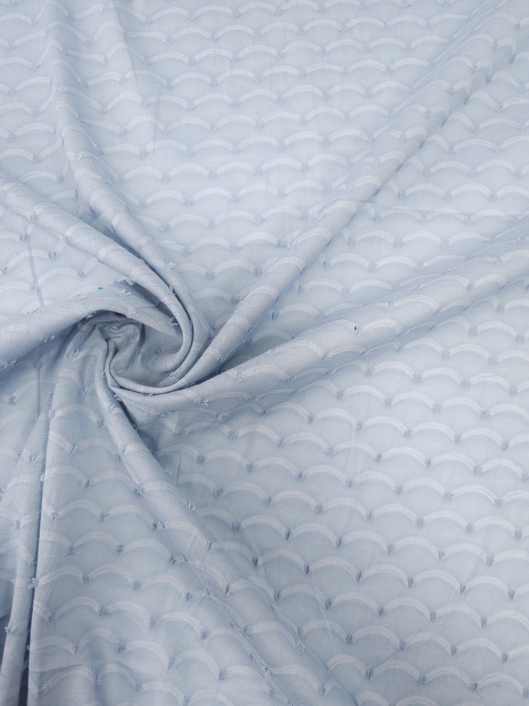 Pale Blue Mermaid Look 100% Cotton