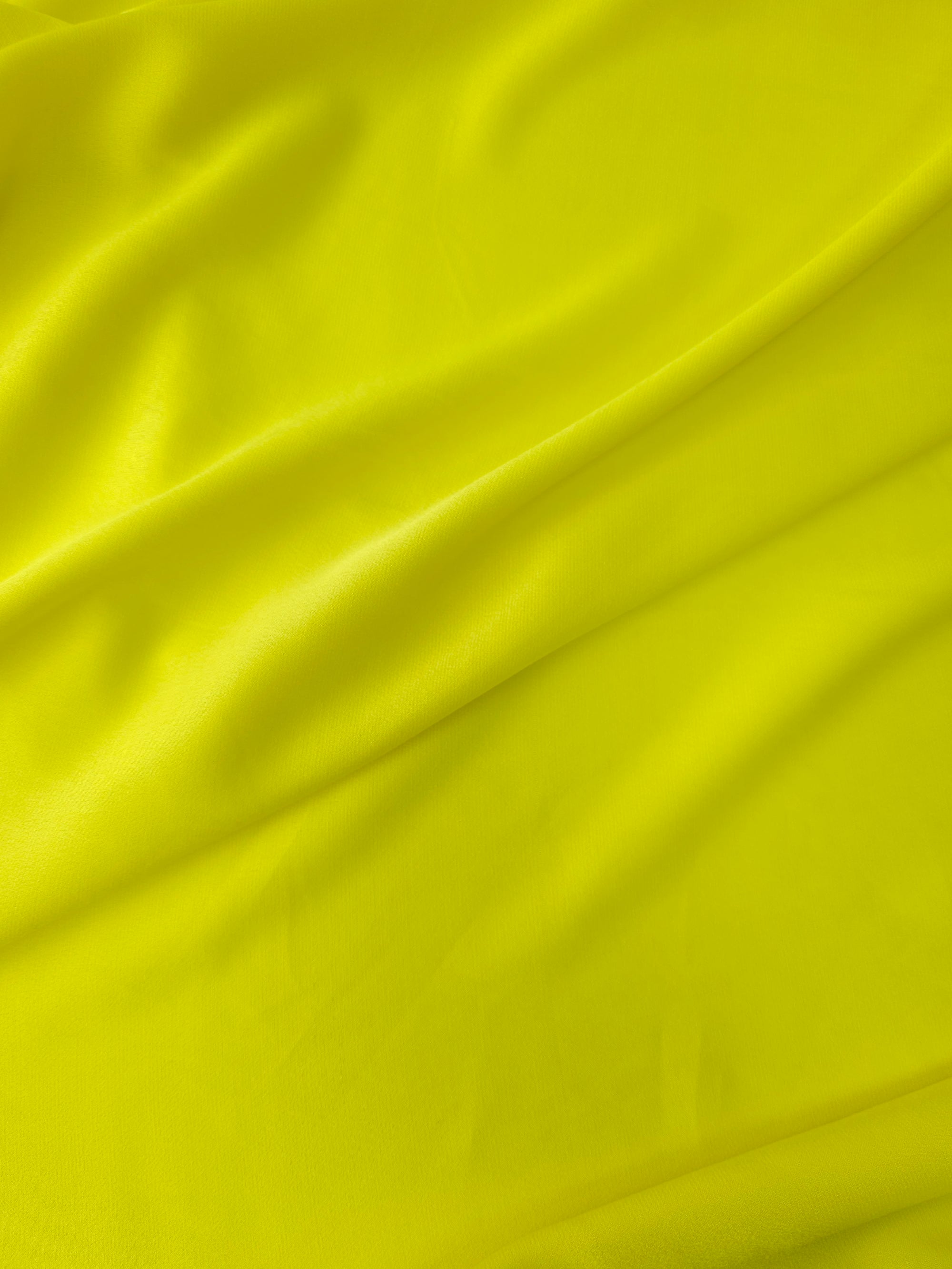 Yellow Poly Satin