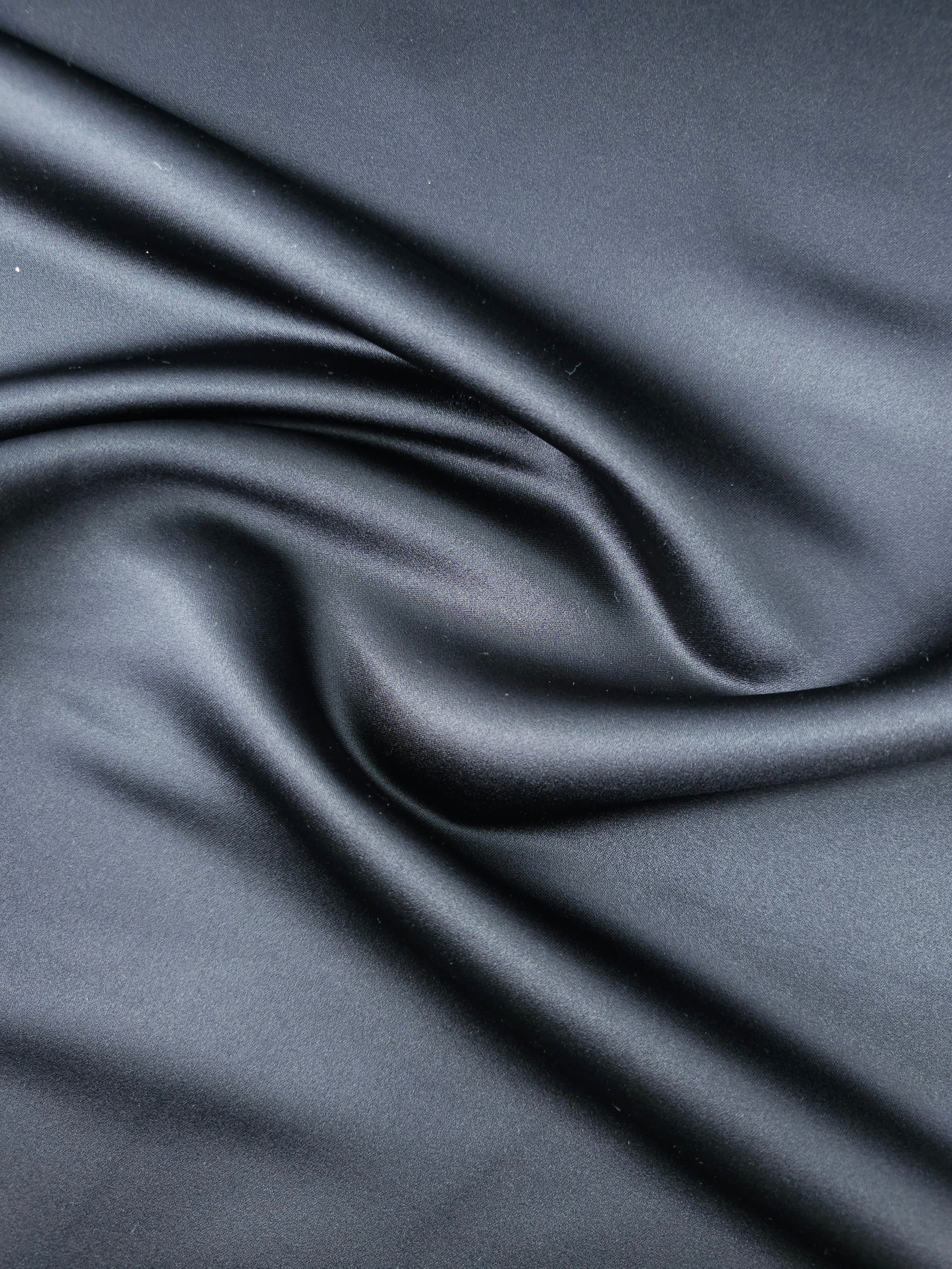 Black Dutchess Satin *DEFECT*