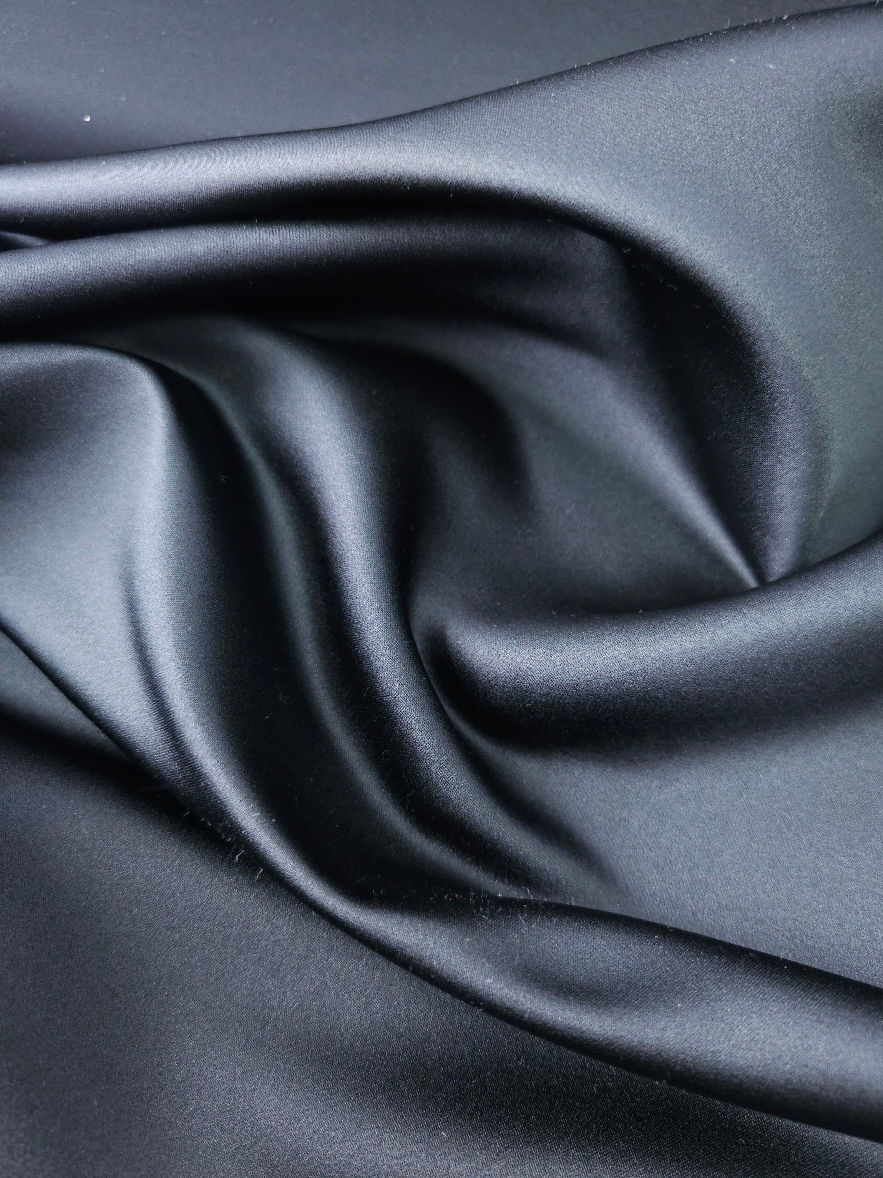 Black Dutchess Satin *DEFECT*