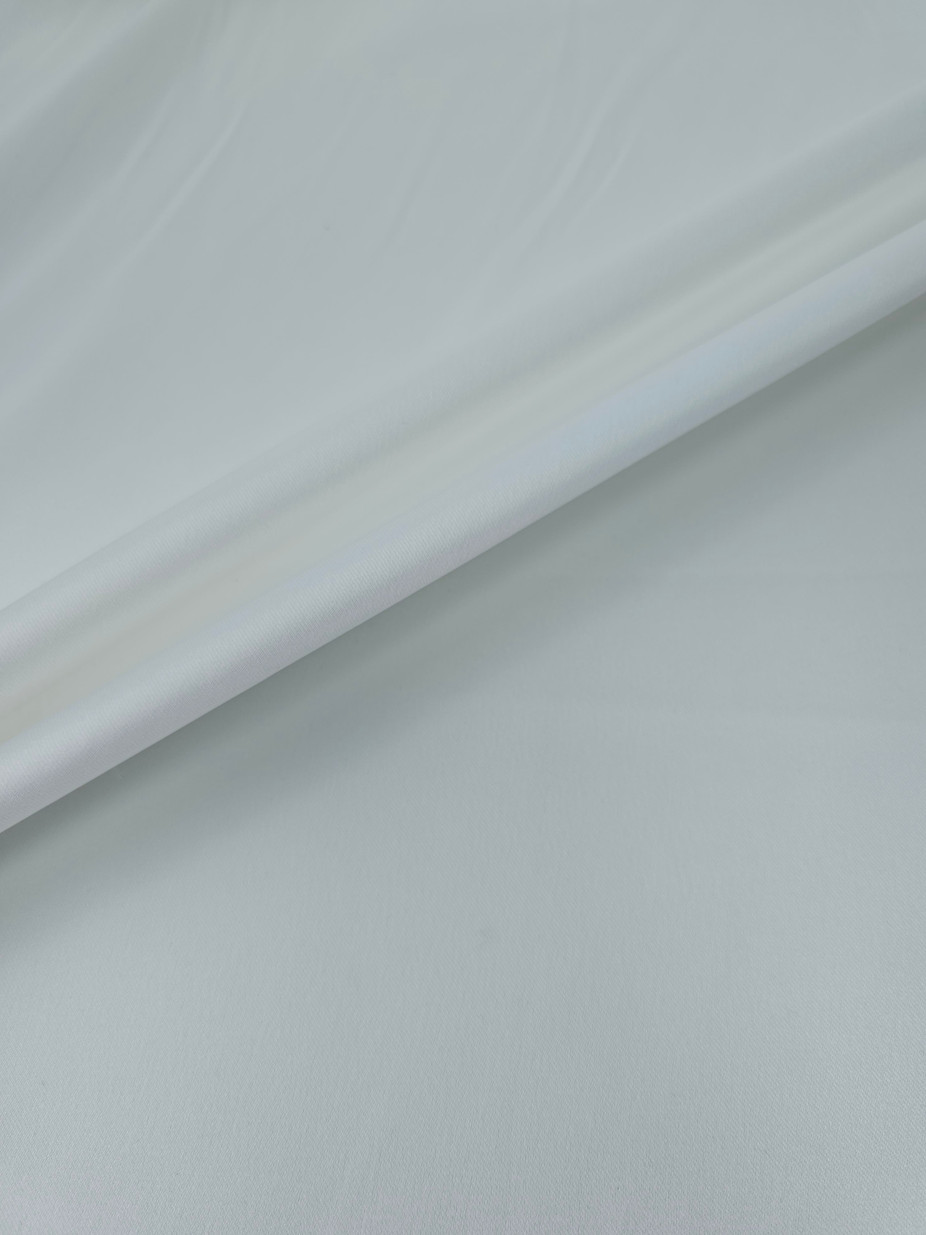 White Poly Satin