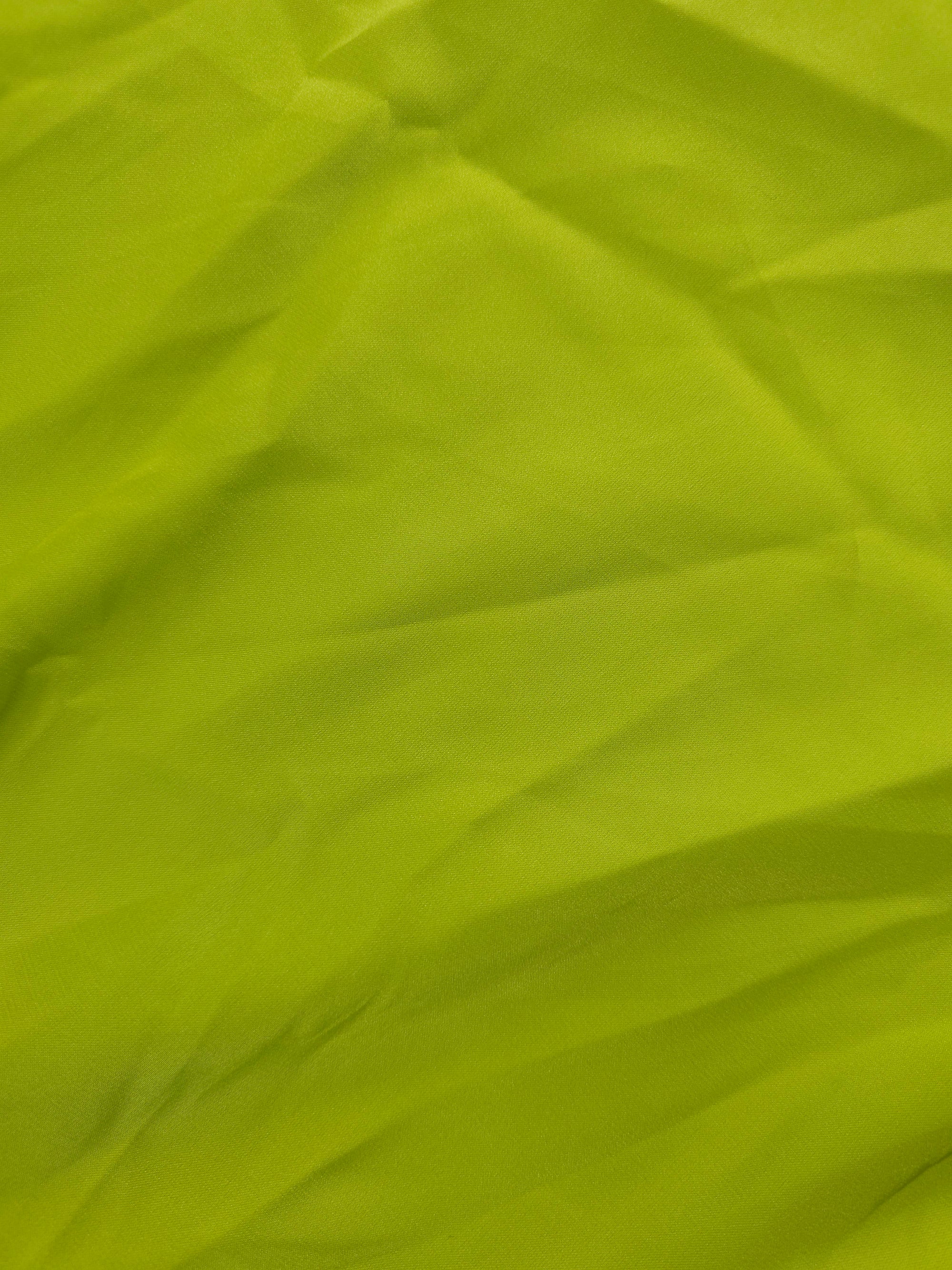 Lime poly satin - 2.05m Piece