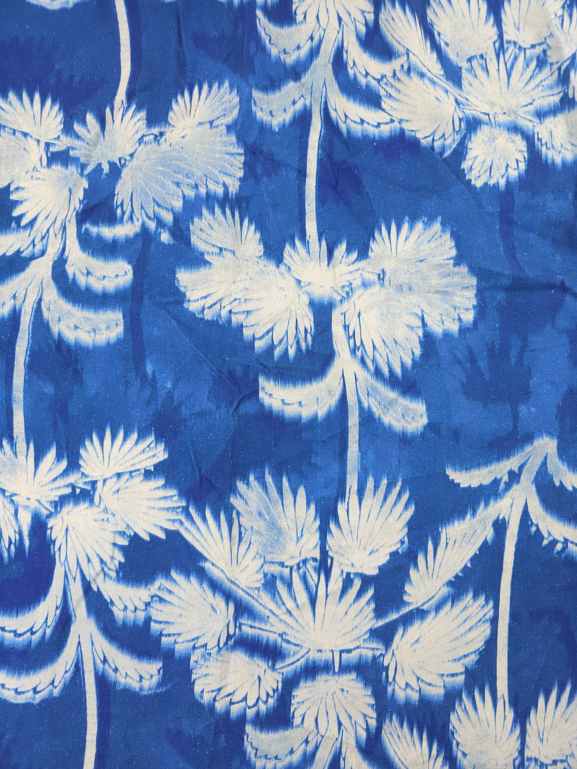 Palm Vibes Viscose Challis - 1.6m Piece