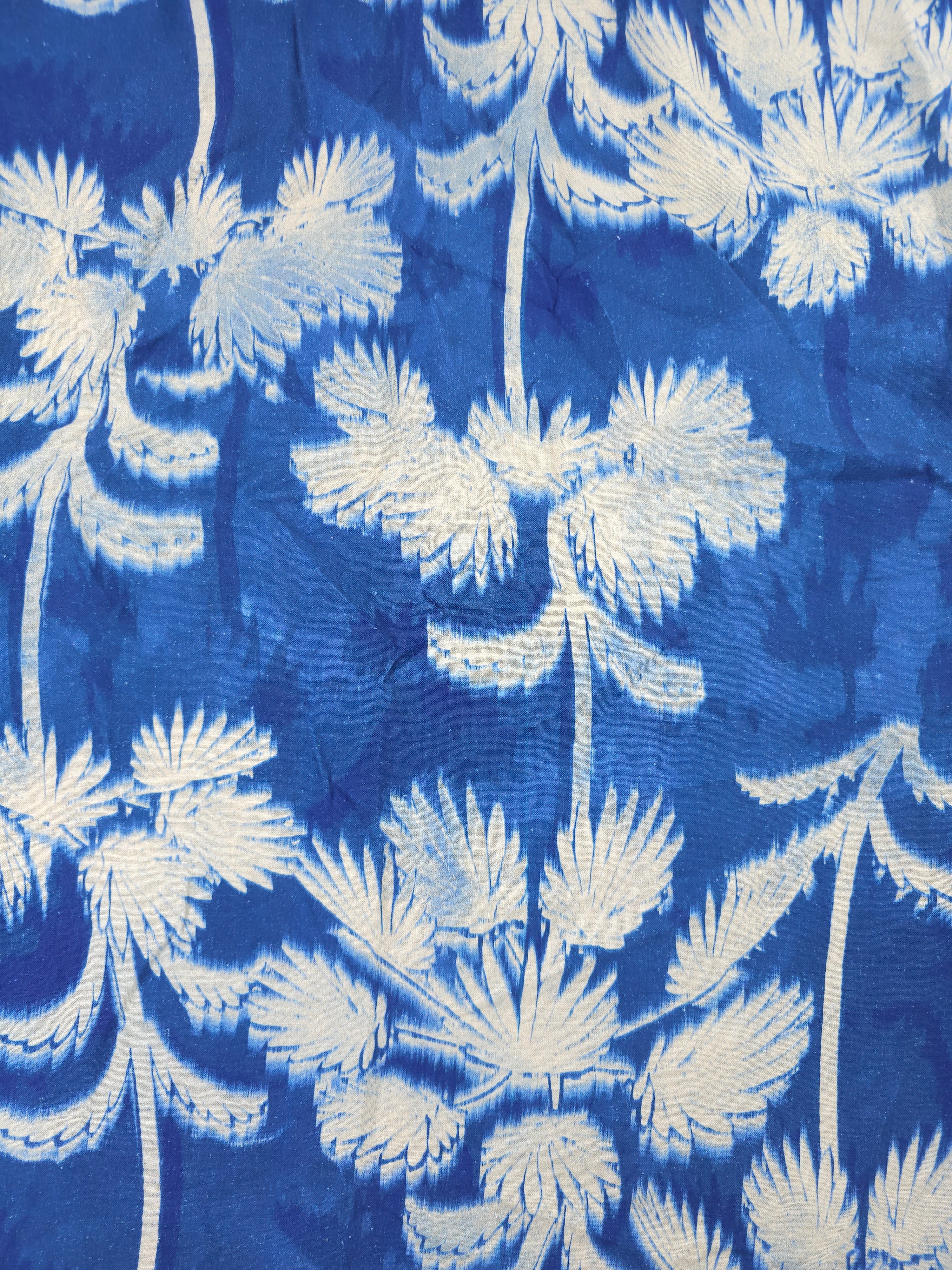 Palm Vibes Viscose Challis - 1.6m Piece