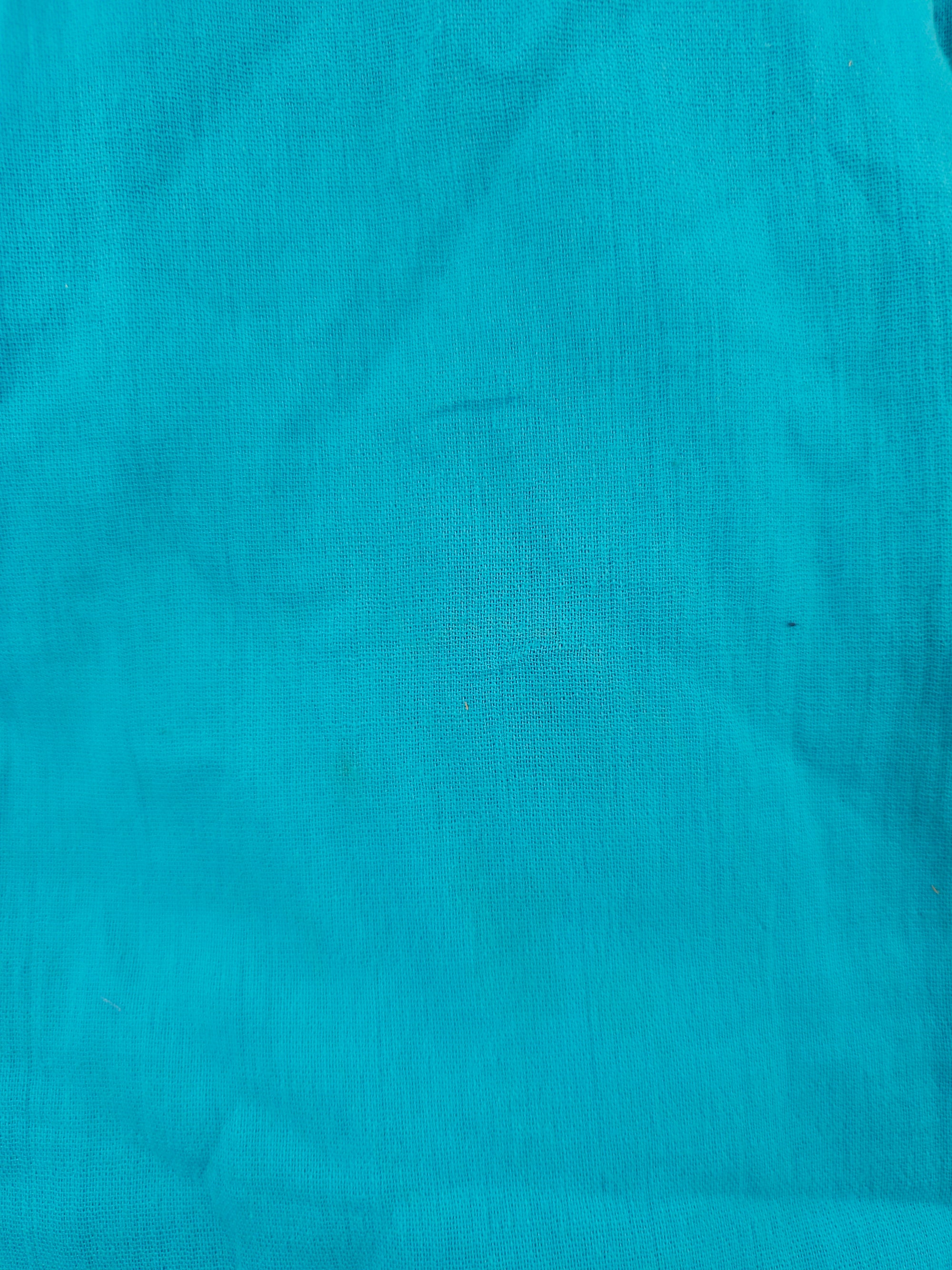 Electric Blue Crinkle Cotton - 3.3m Piece