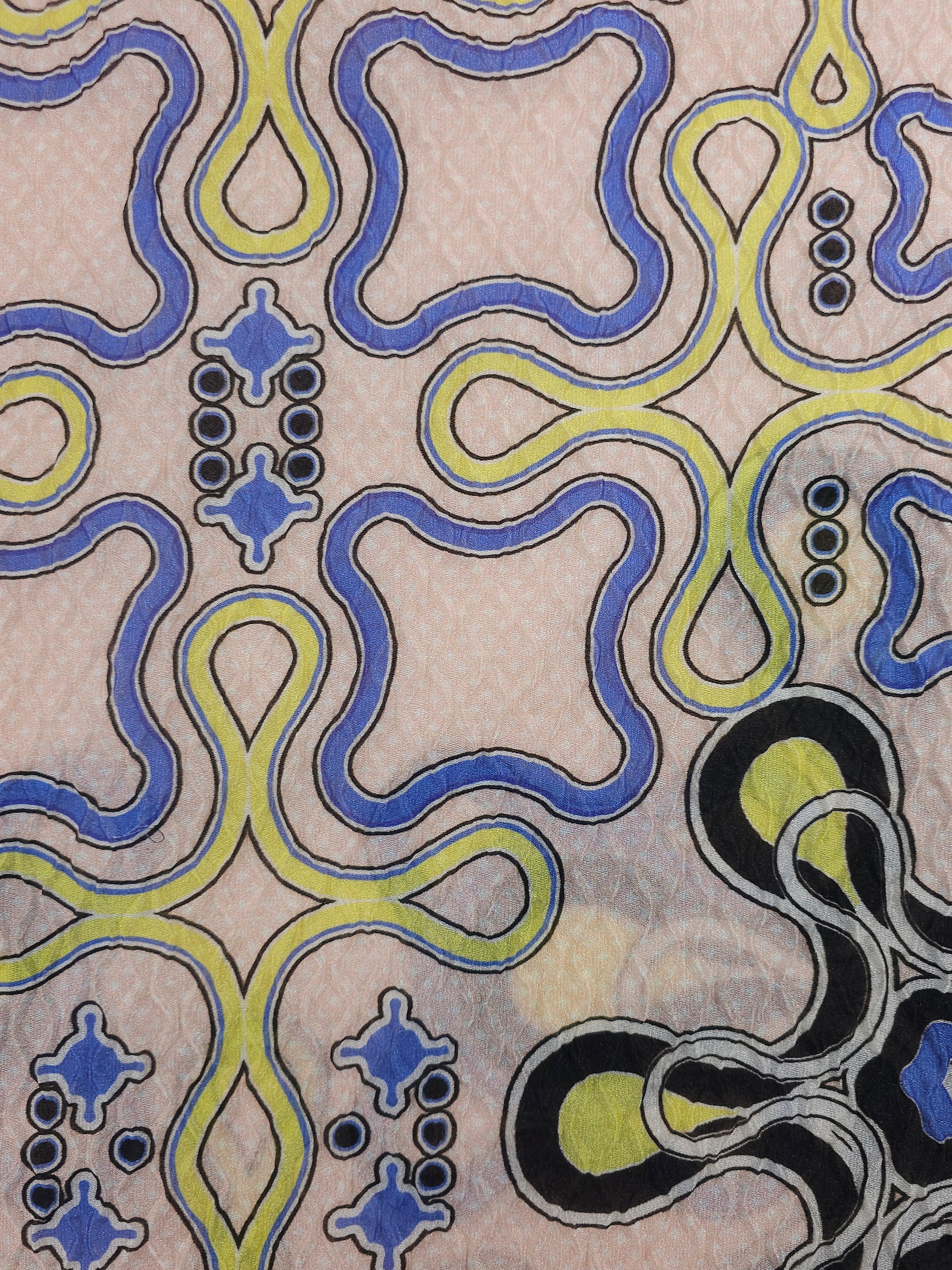 Pretty Star Poly Crinkle Jacquard -1.80m Piece