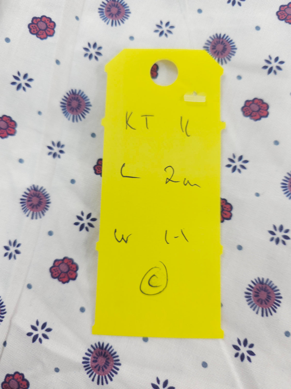 White little floral Cotton- 2m piece