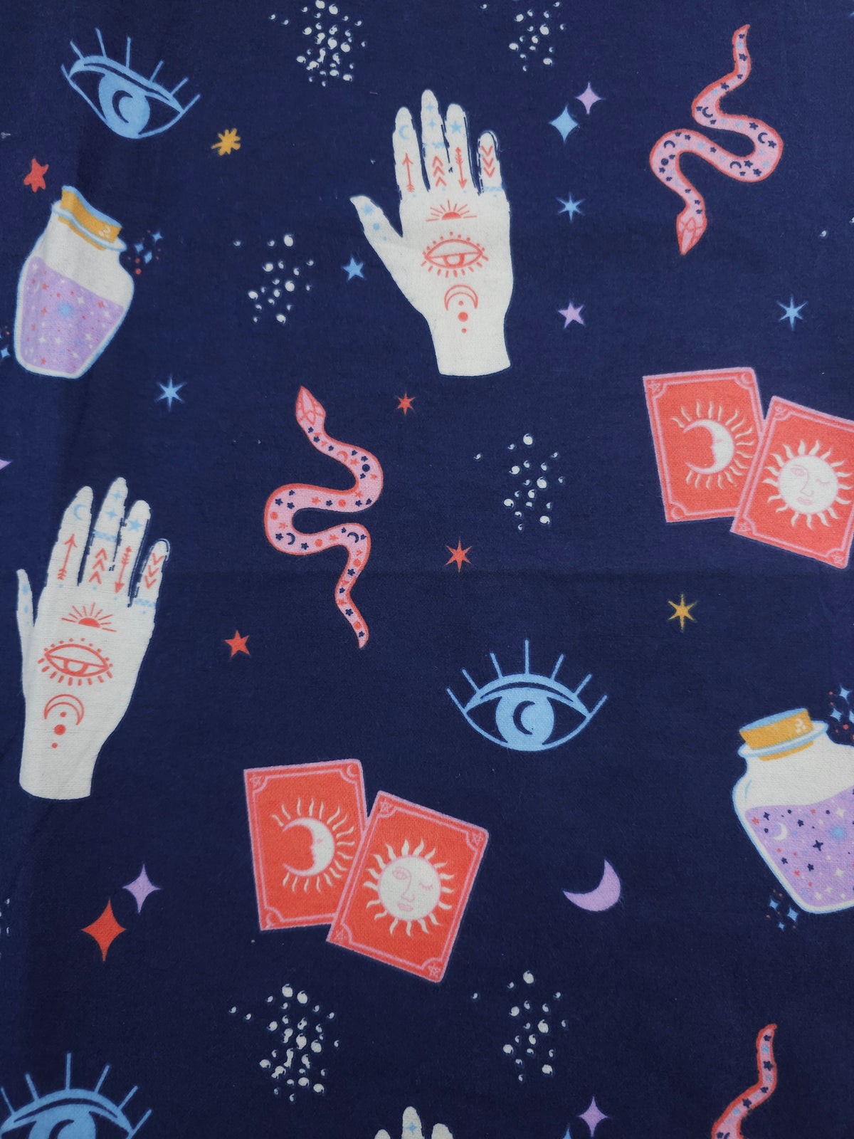 Celestrial motif Cotton flannel (Various sizes)
