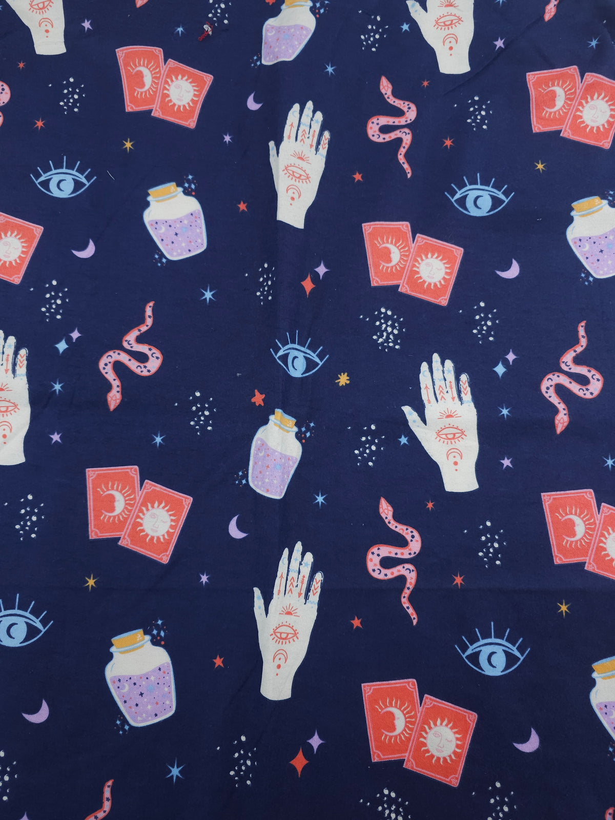 Celestrial motif Cotton flannel (Various sizes)