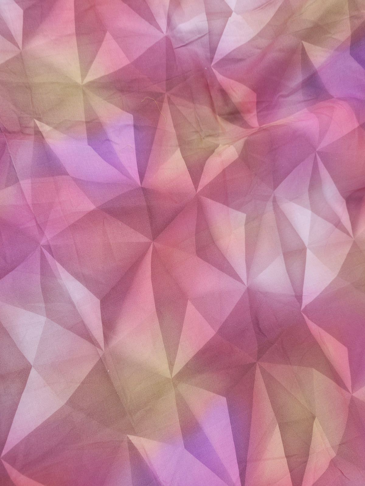 Pink golden geometric Cotton- 1.5m piece