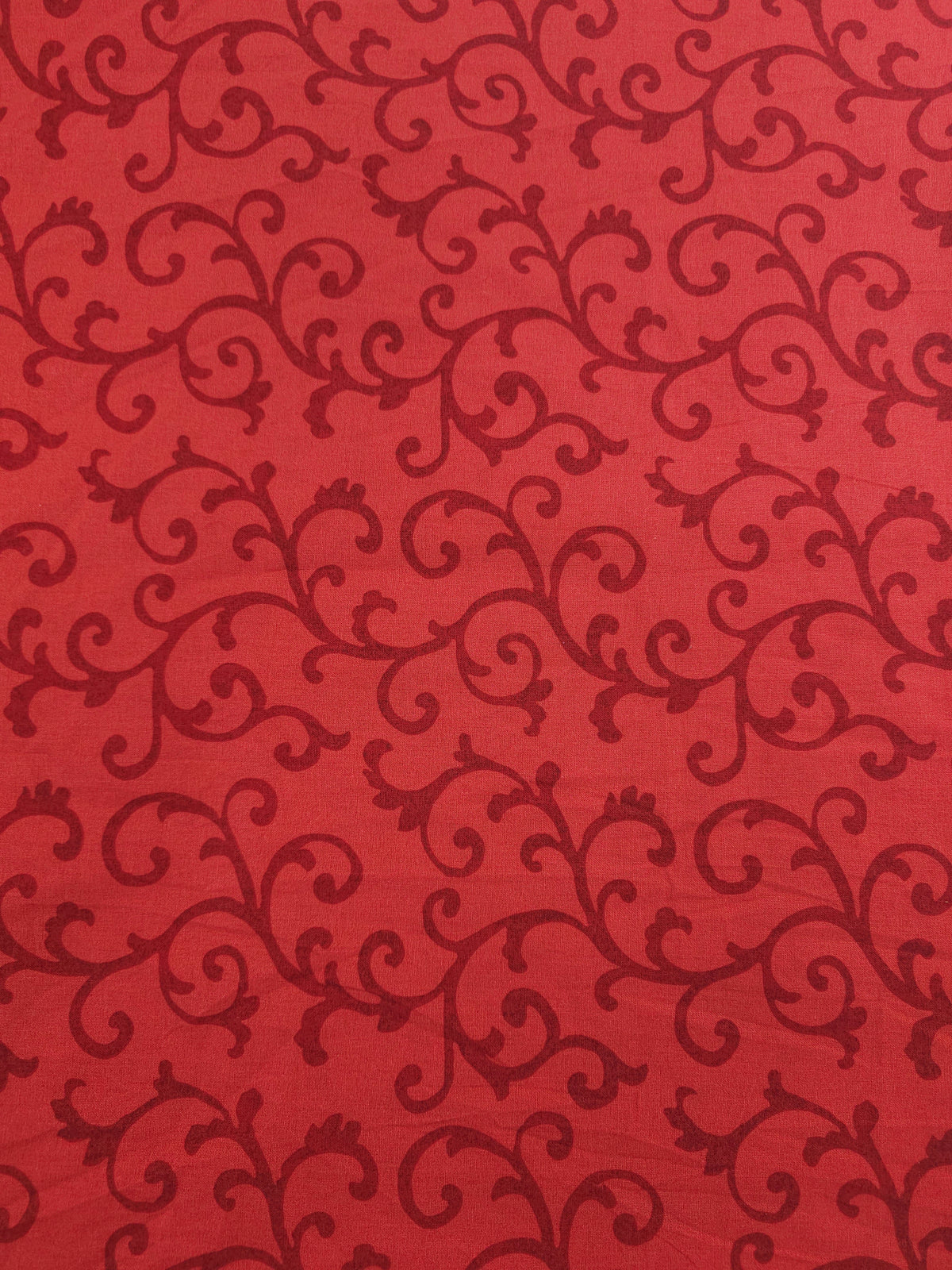 Red swirl Cotton (Various sizes)