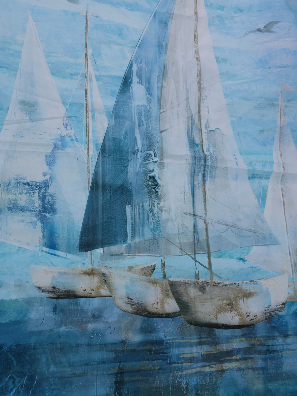 Ship ahoy Cotton panel- 0.6m piece