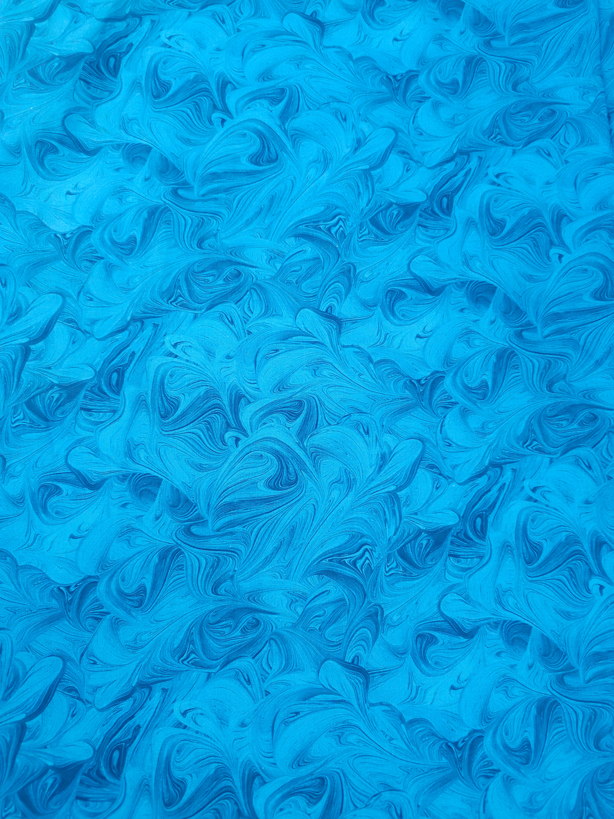 Sky blue swirl Cotton (Various sizes)