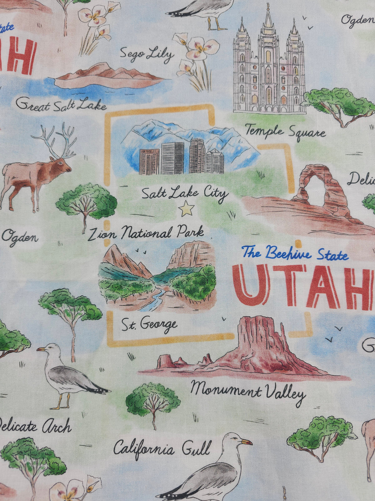 Utah Cotton- 1.8m piece