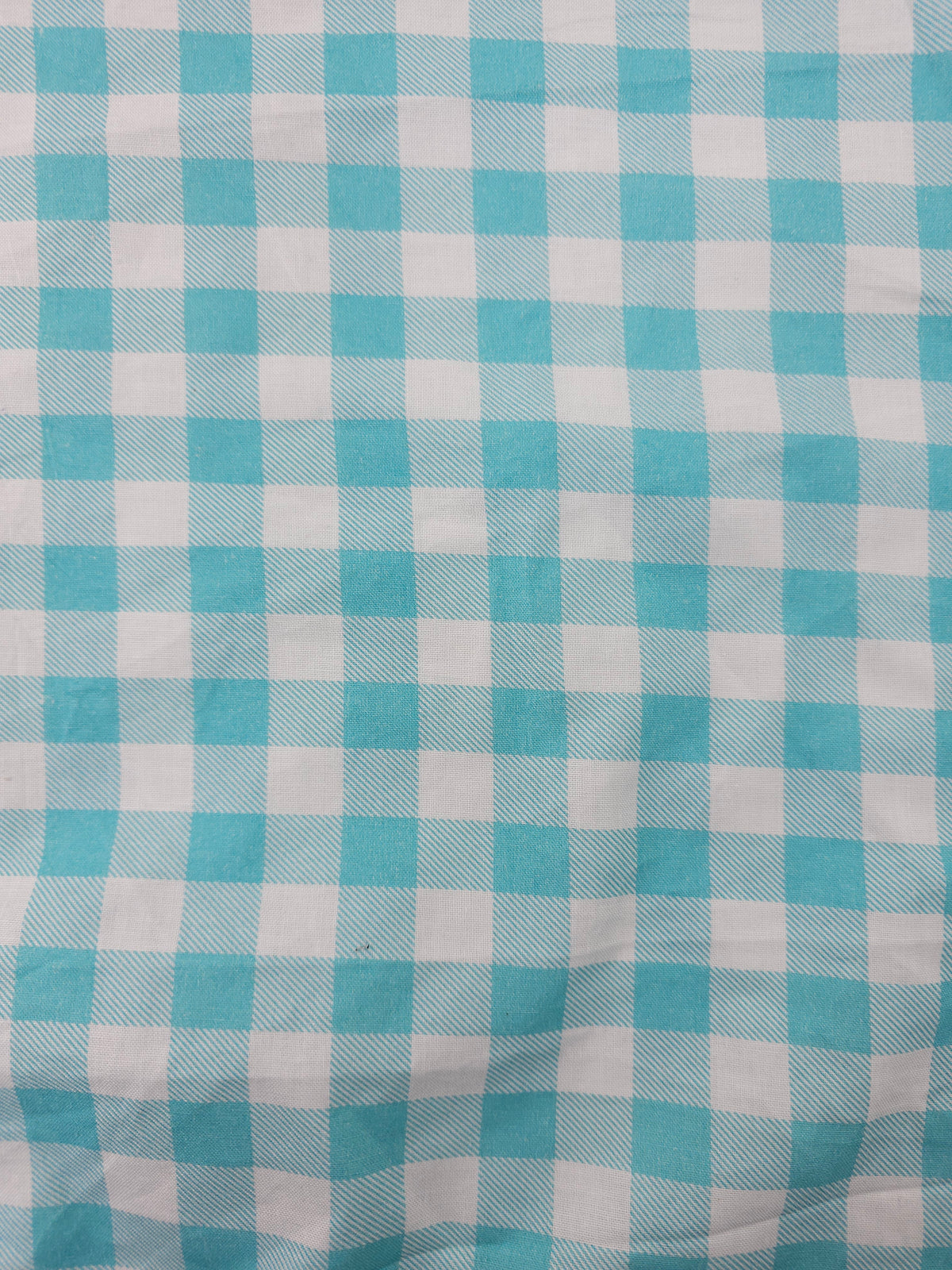 Sky blue gingham Cotton (Various sizes)
