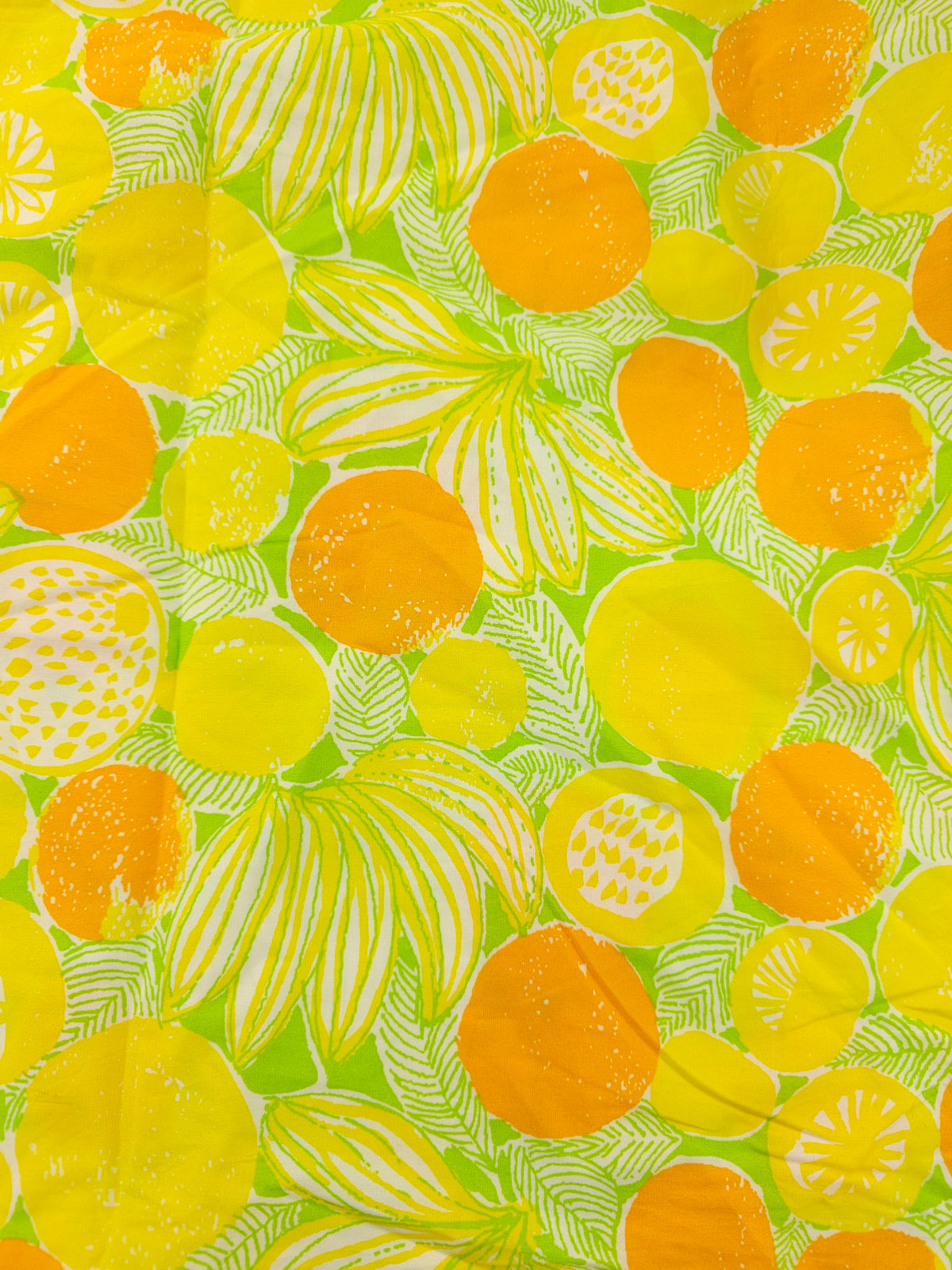 Fruity oranges Viscose- 1m piece