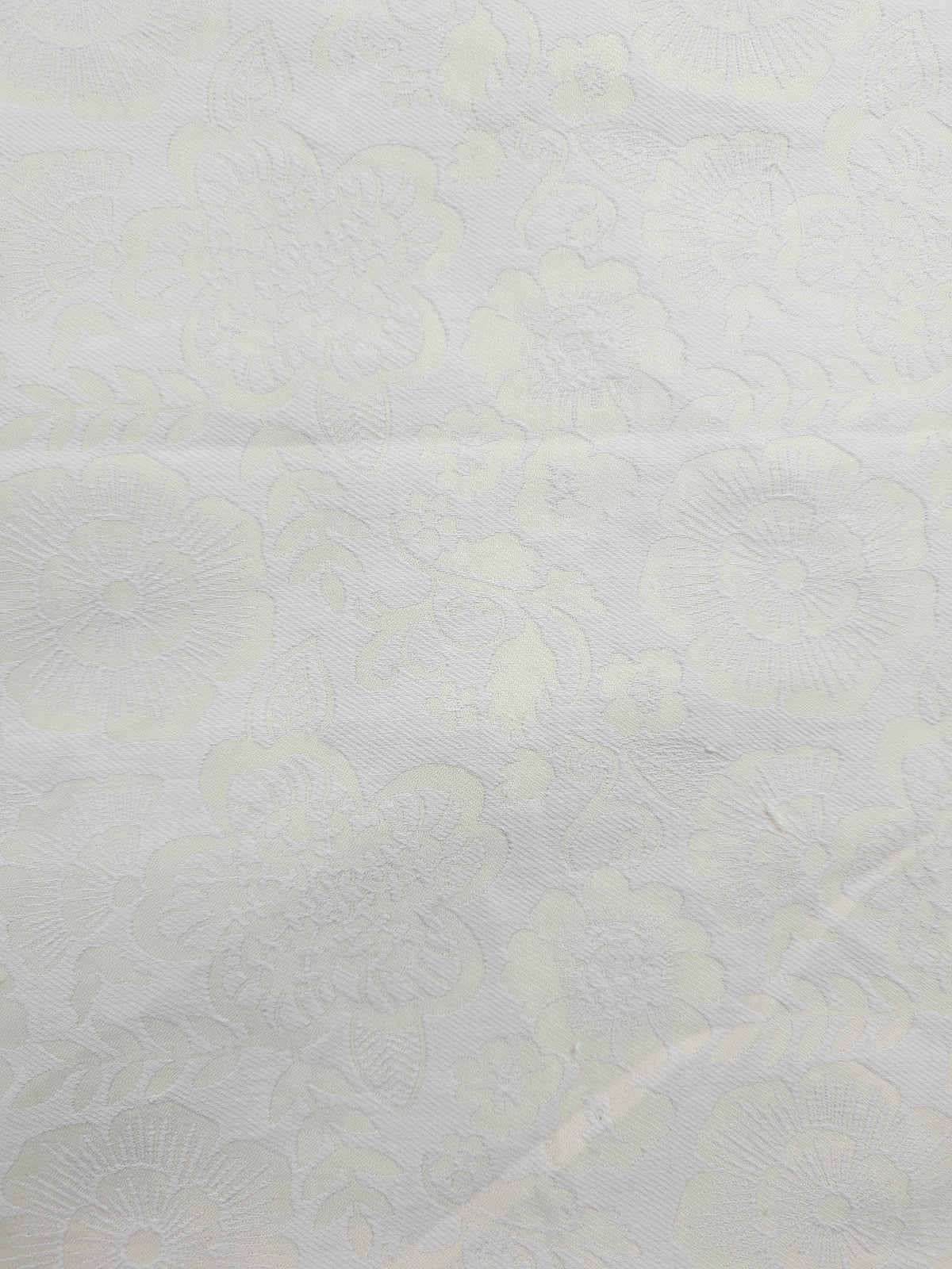 Off white cream Brocade- 3.2m piece