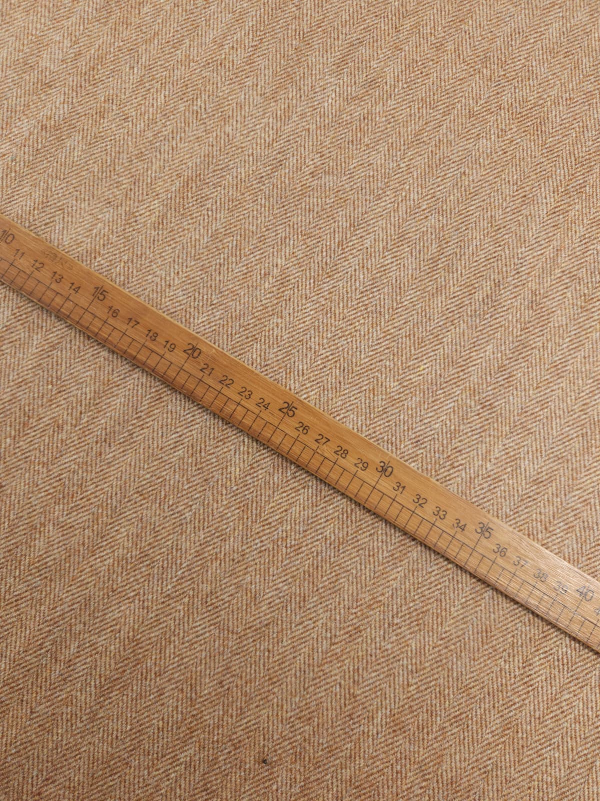 Goldie Beige Herringbone 100% Wool *ABRAHAM MOON*