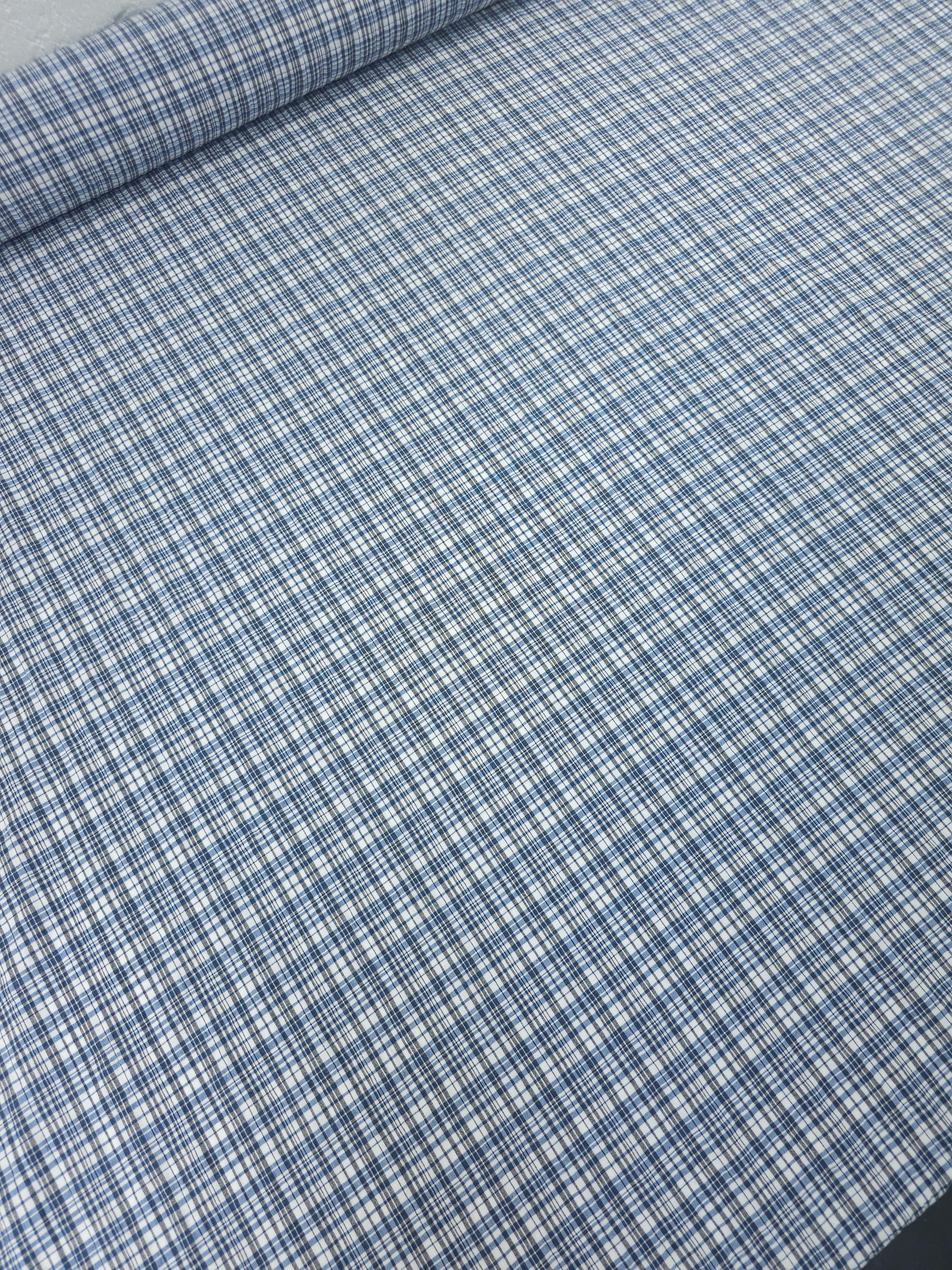 Hale Blue/Grey Multi Tartan Cotton Poly
