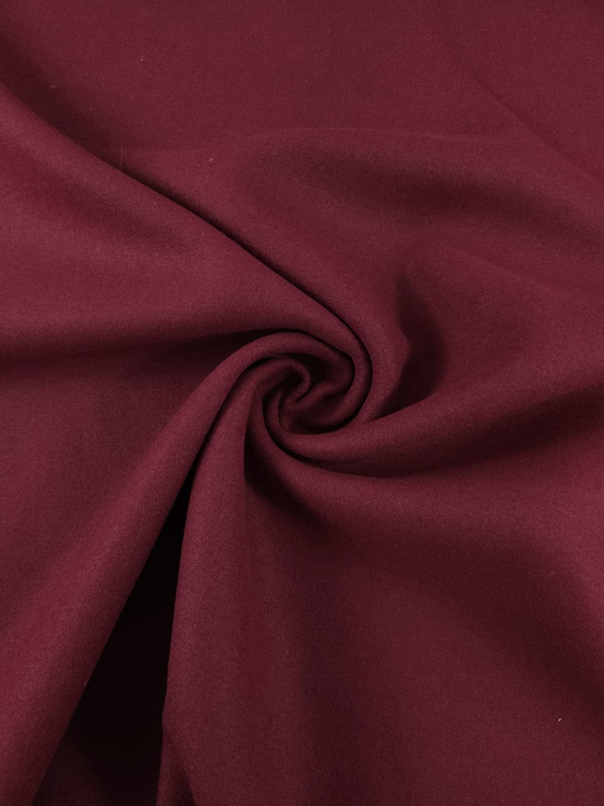 Wine Red Soft Wool Coating