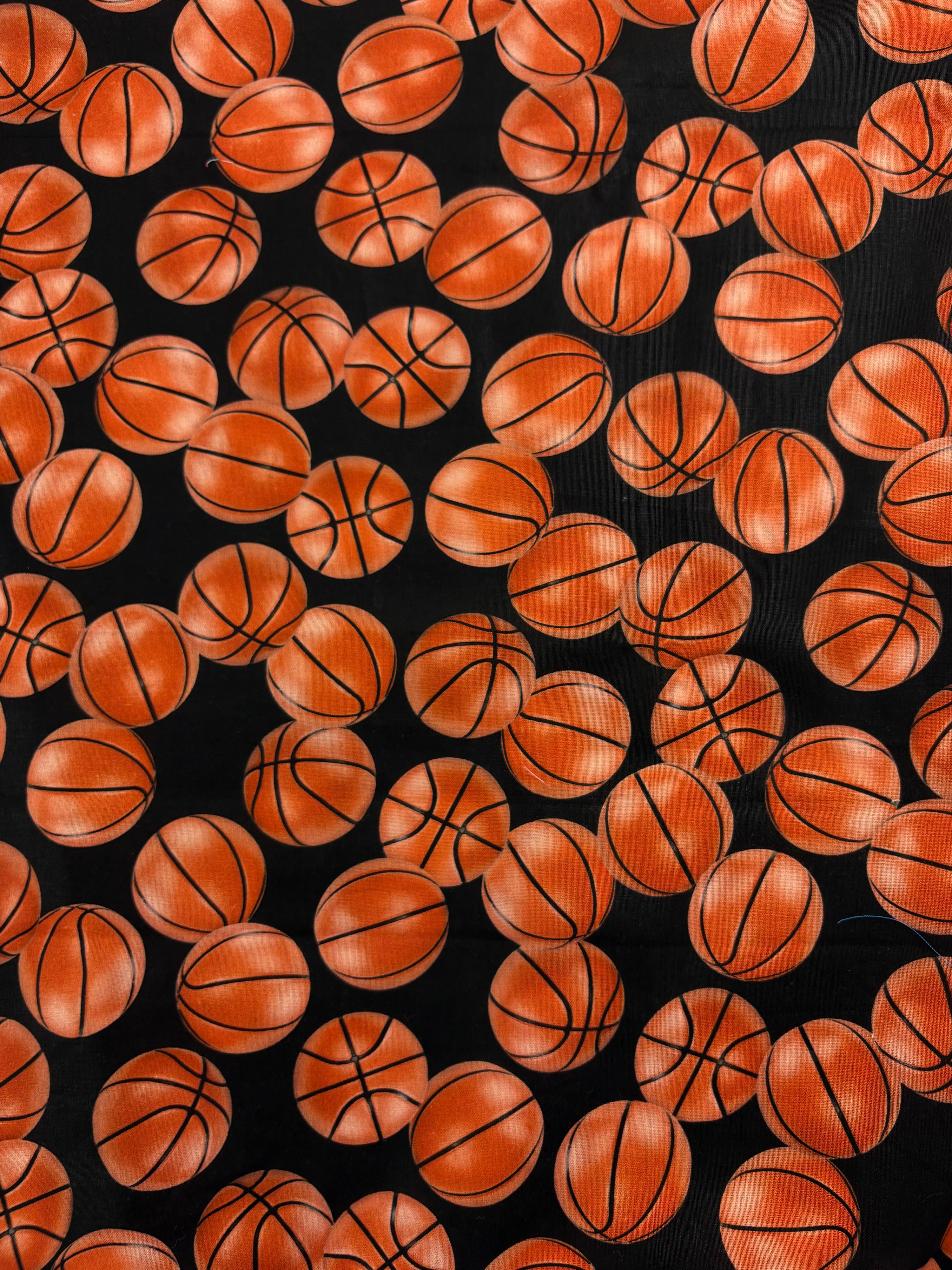 Basketballz 100% Cotton - 2.5m Piece