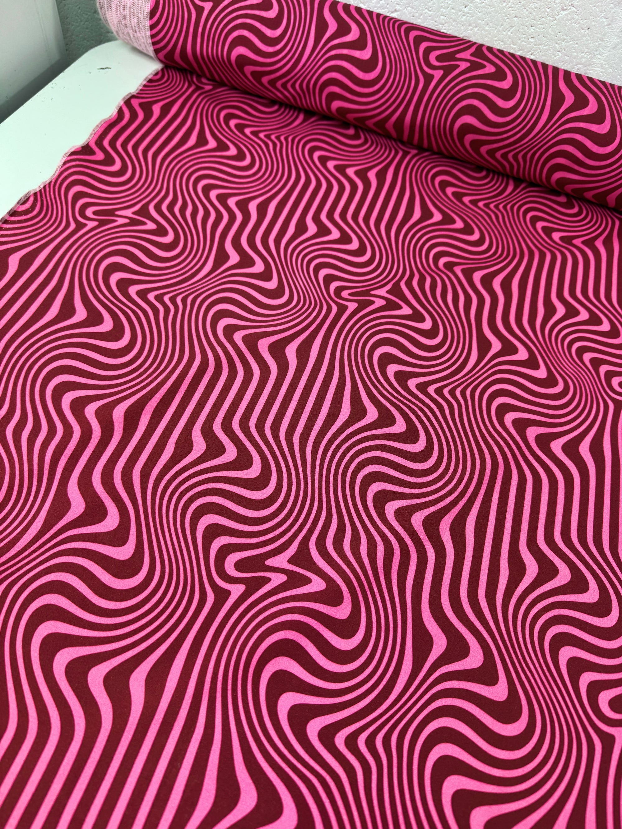 Berry Illusion Cotton Poplin