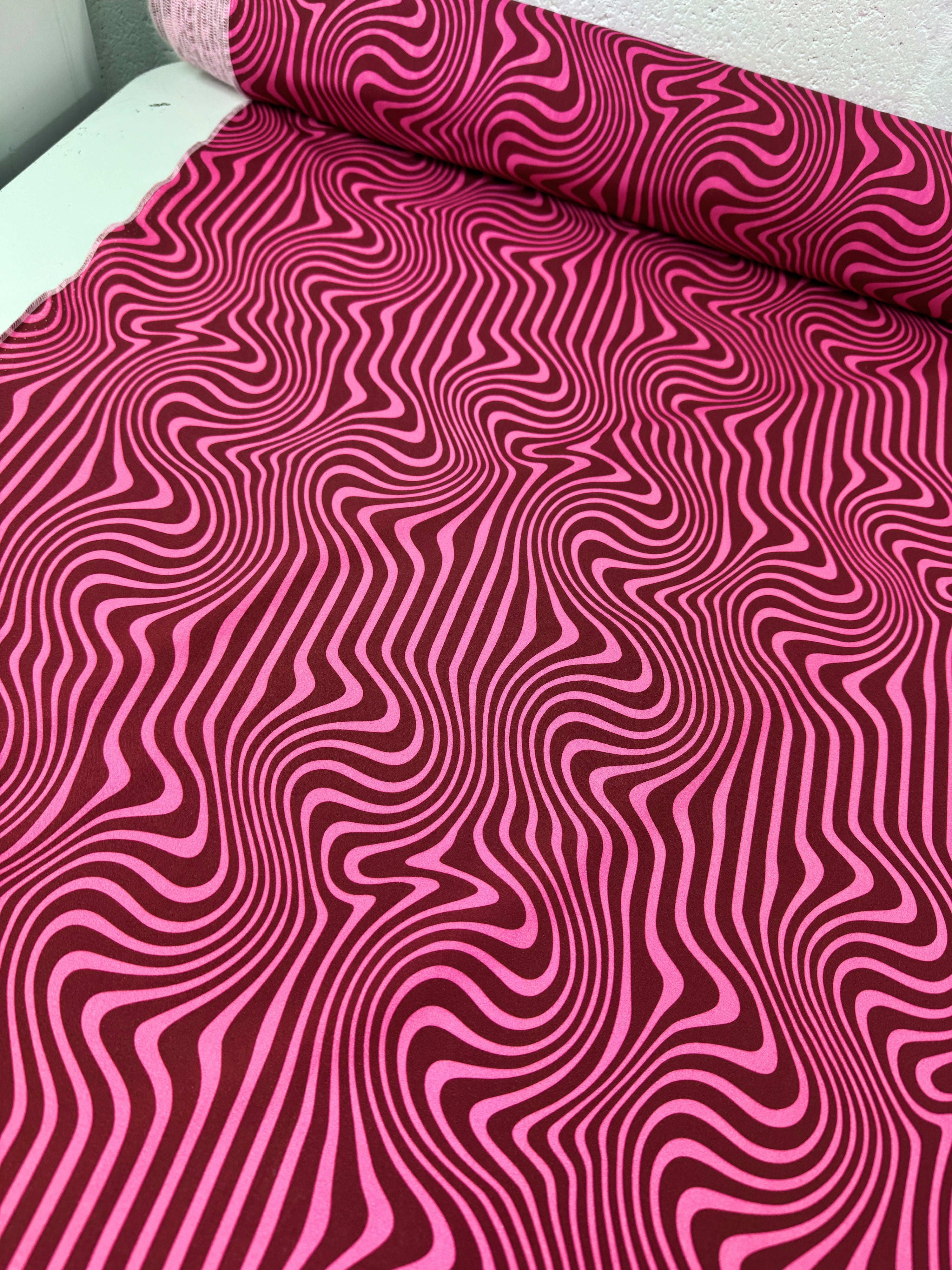 Berry Illusion Cotton Poplin
