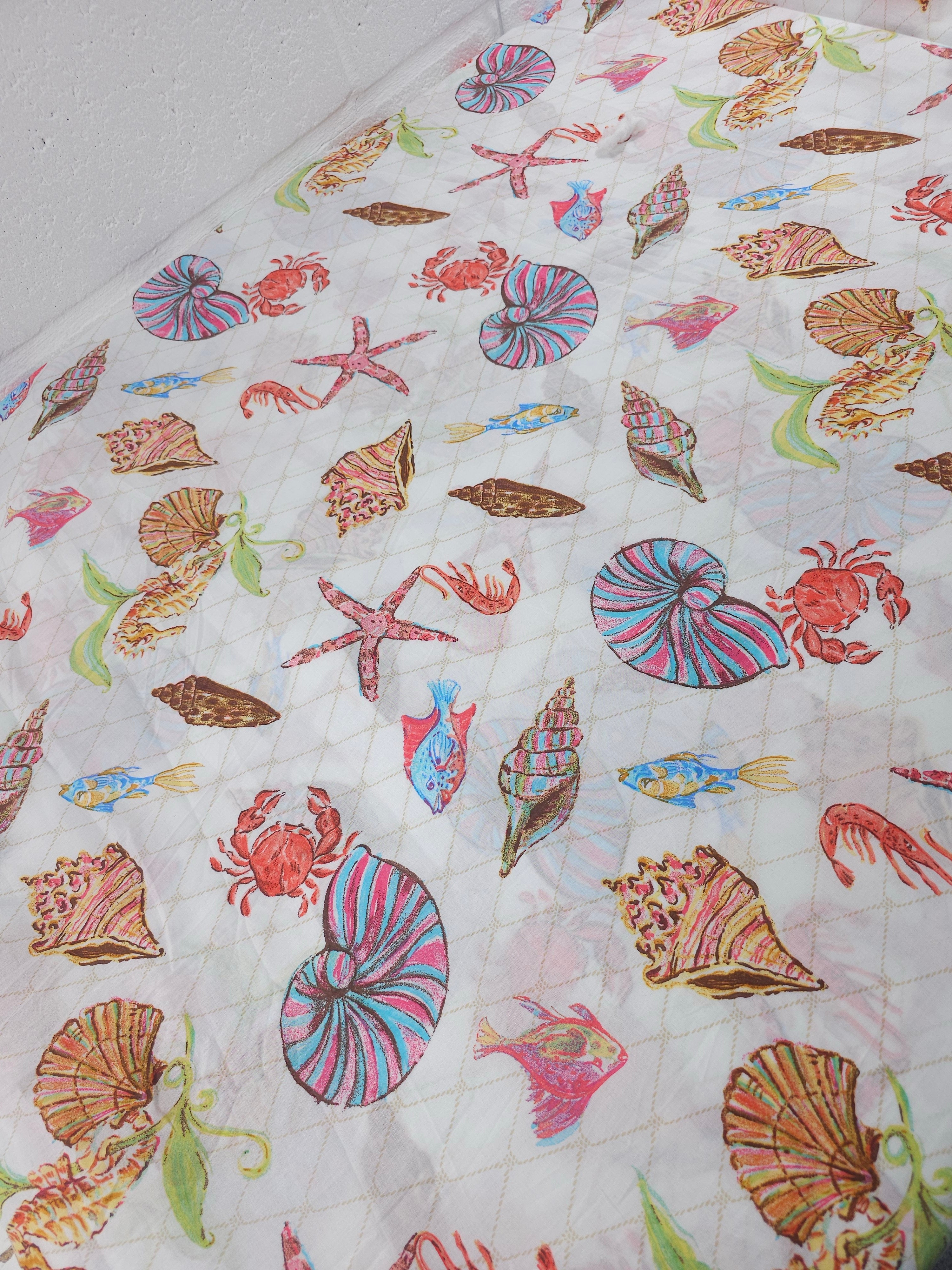 Sea Life Coral Lightweight Viscose