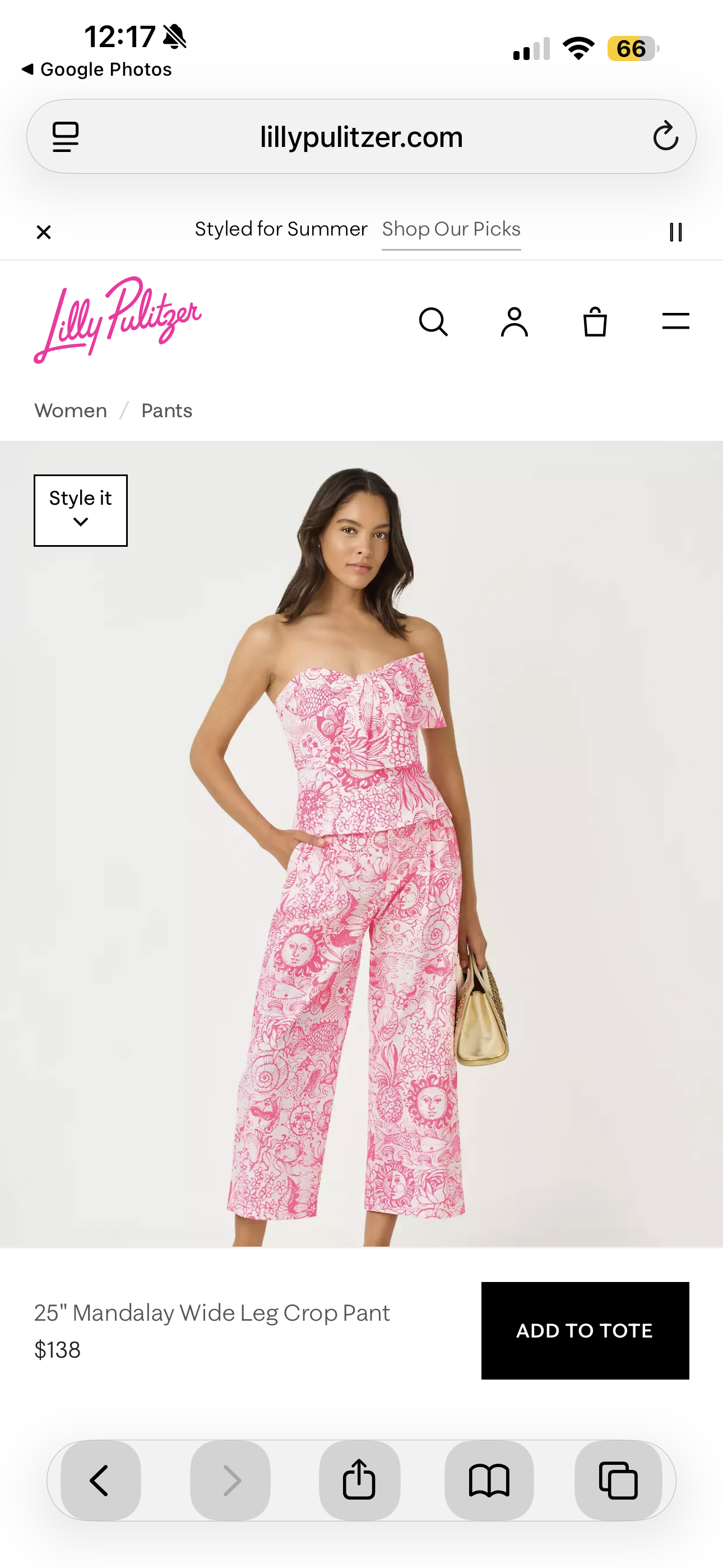 Neon Pink Celestial Sea Floral Lightweight Cotton - Lilly Pulitzer