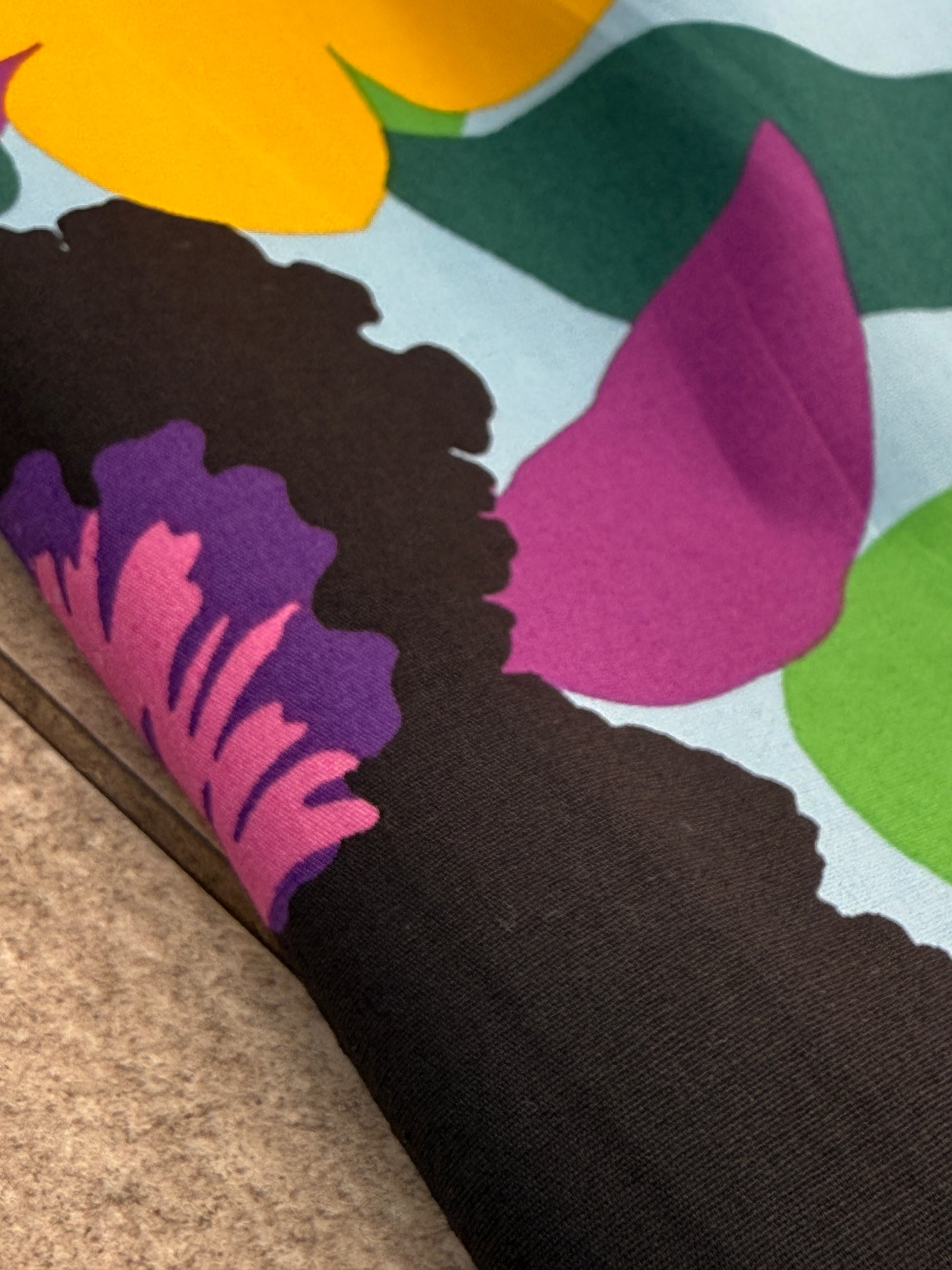 Vibrant Summer Floral Cotton Poplin