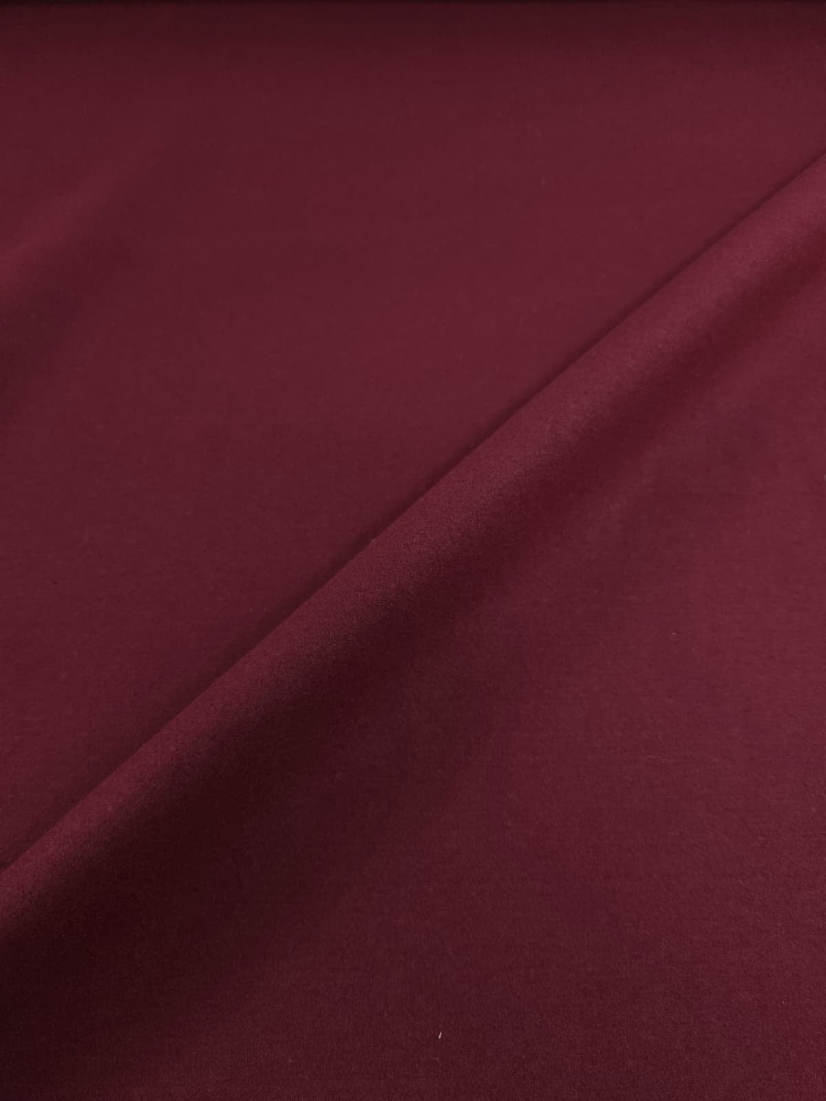 Wine Red Soft Wool Coating