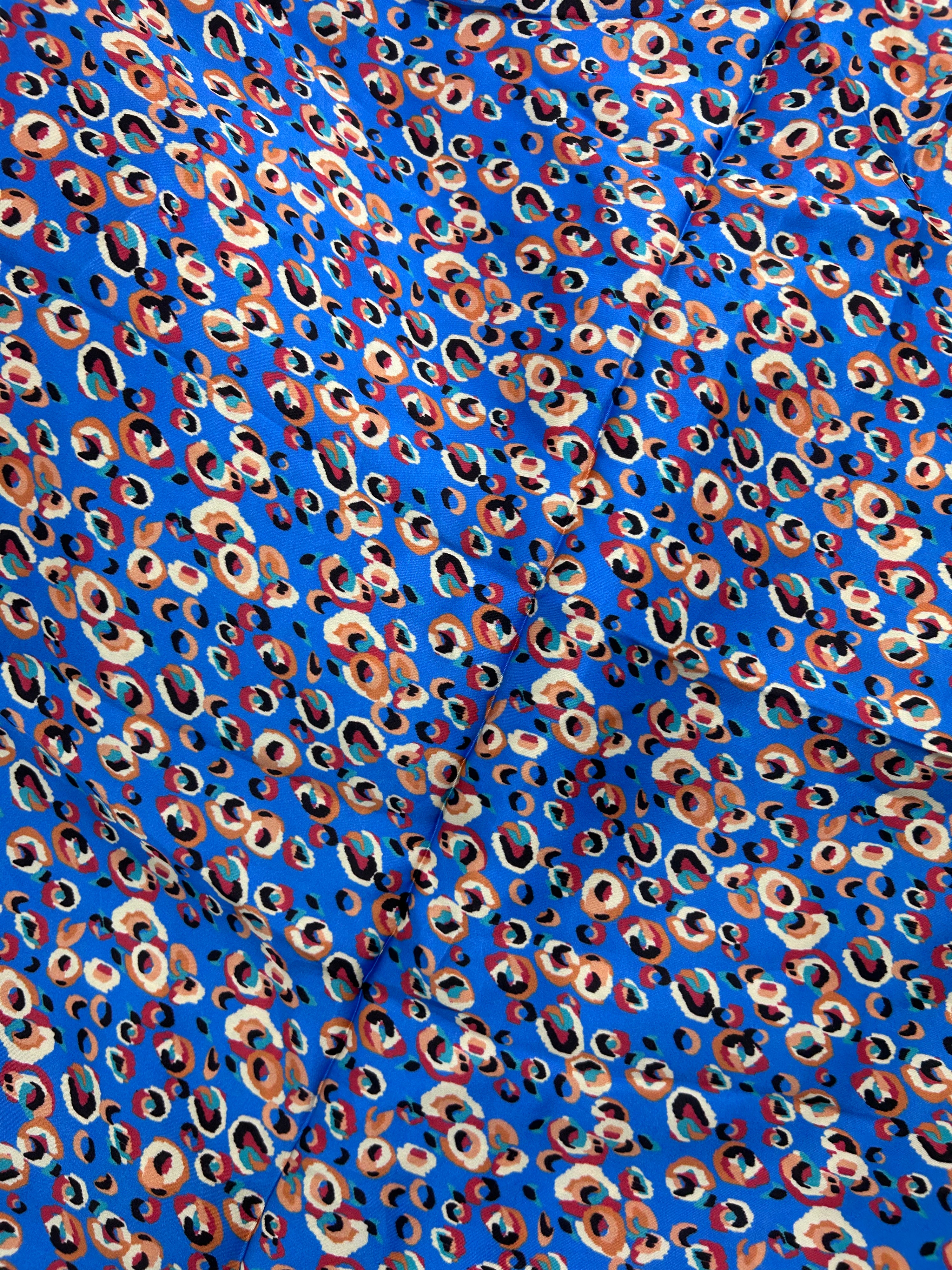 Peacock Rings Poly Satin - 3.1m Piece