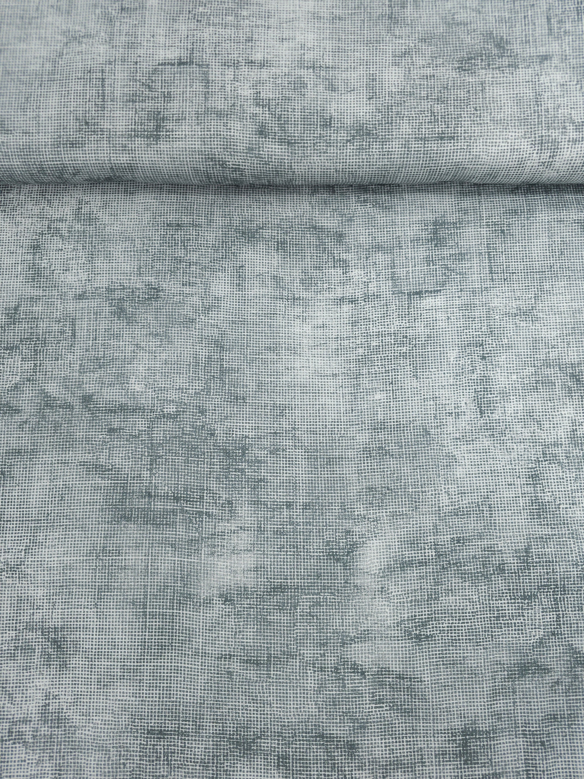 Chalky Grey Washed Grid 100% Cotton 102" - Robert Kaufman *EXTRA WIDE*