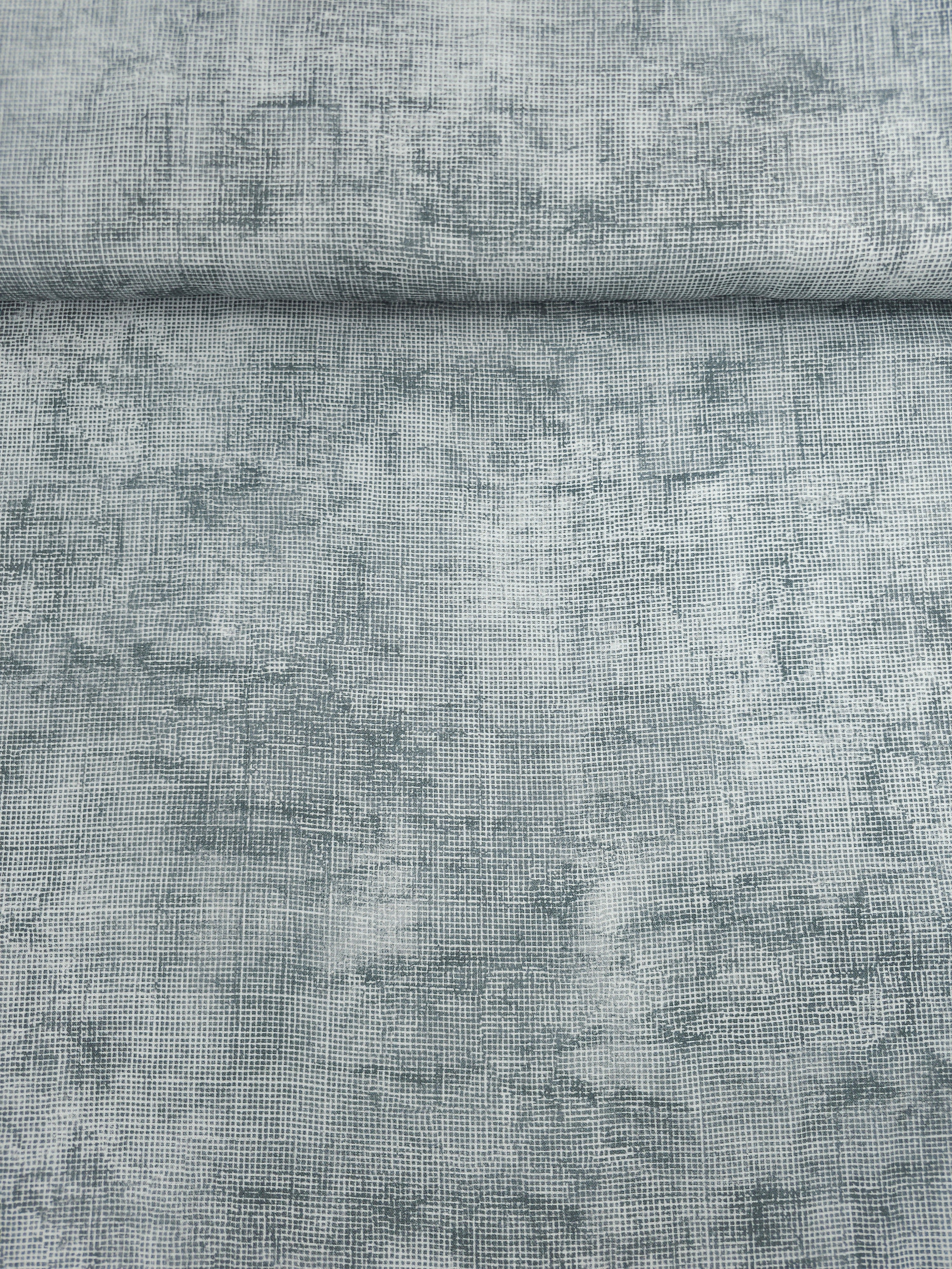 Chalky Grey Washed Grid 100% Cotton 102" - Robert Kaufman *EXTRA WIDE*