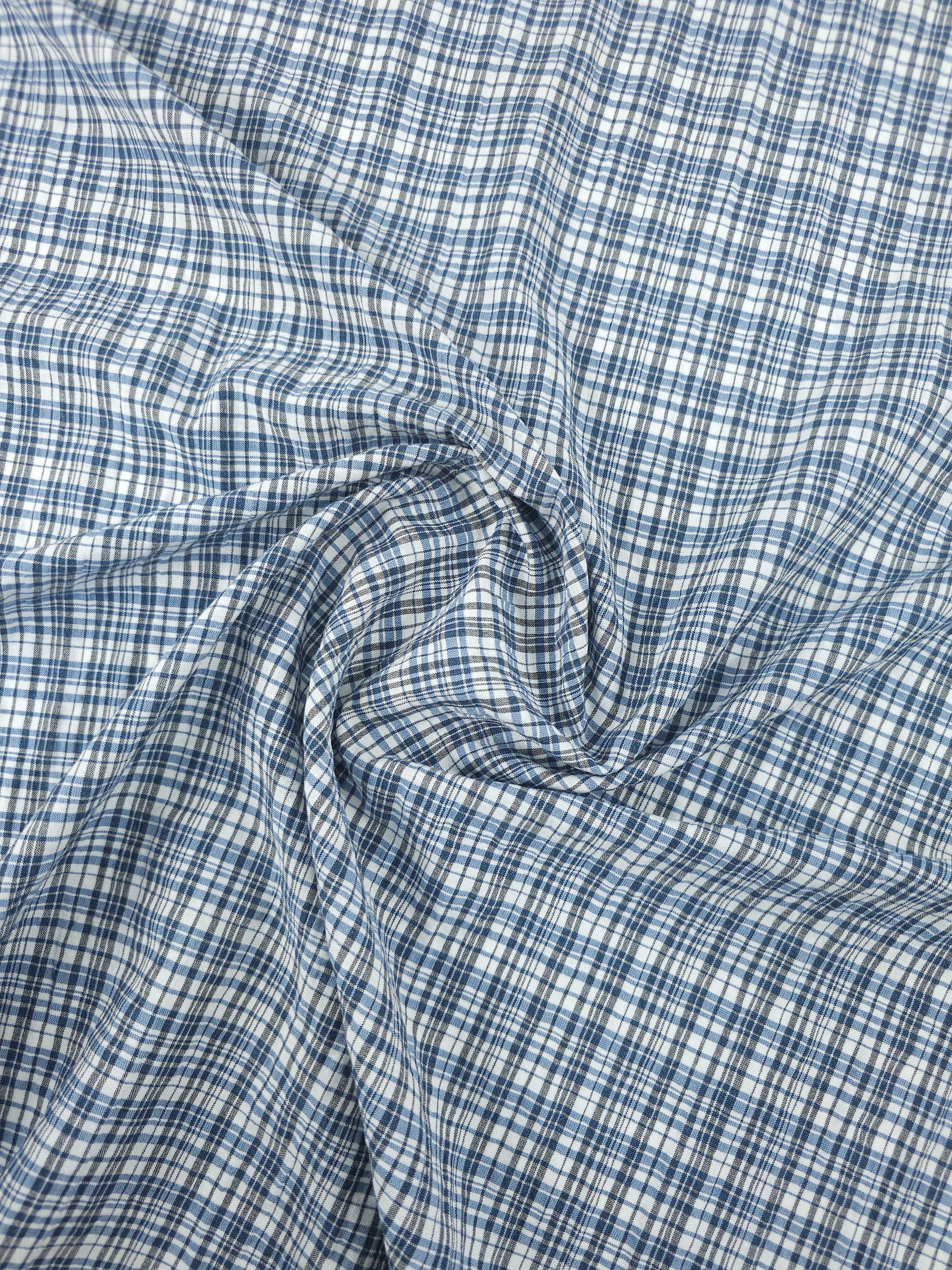 Hale Blue/Grey Multi Tartan Cotton Poly