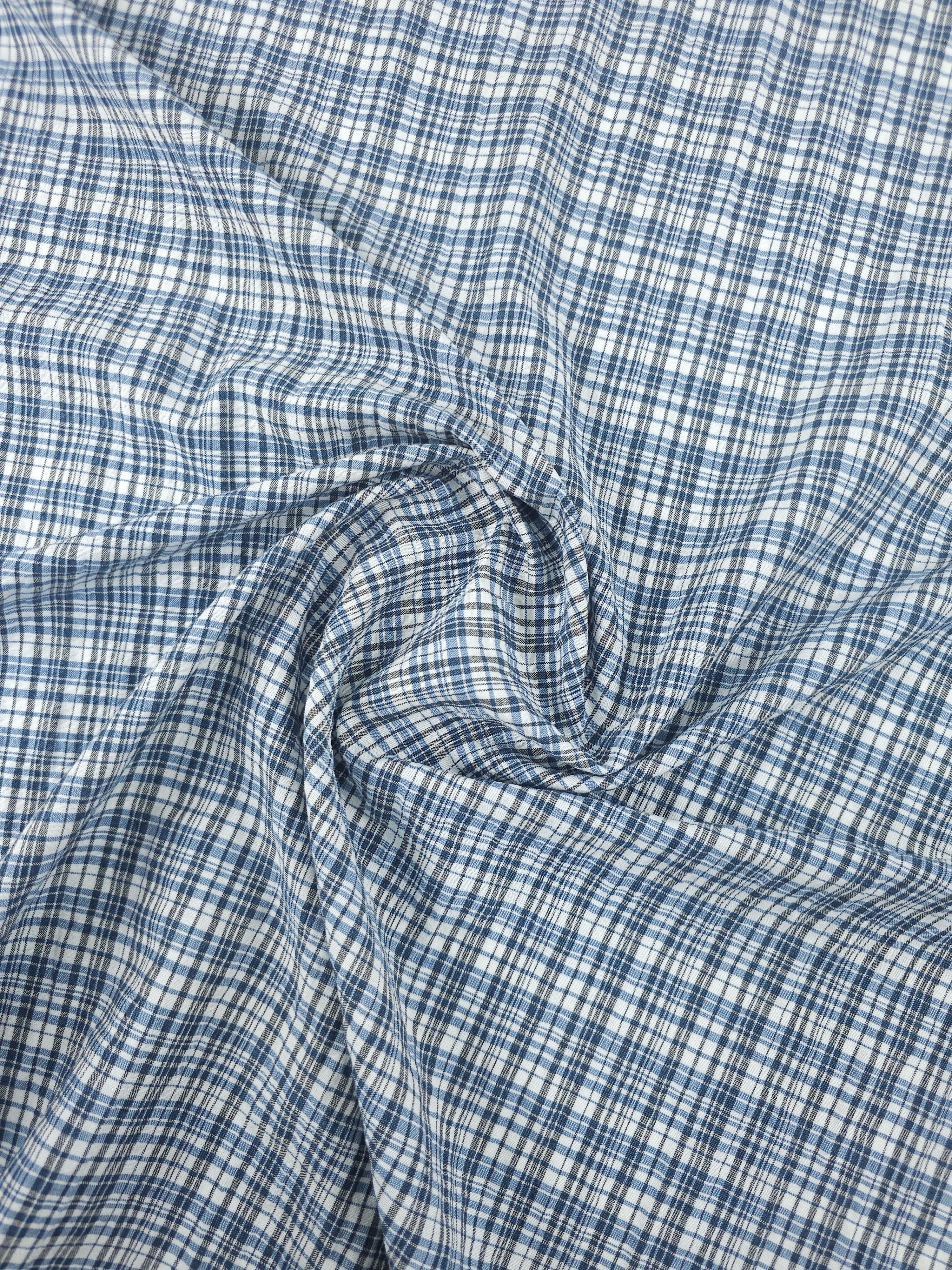 Hale Blue/Grey Multi Tartan Cotton Poly