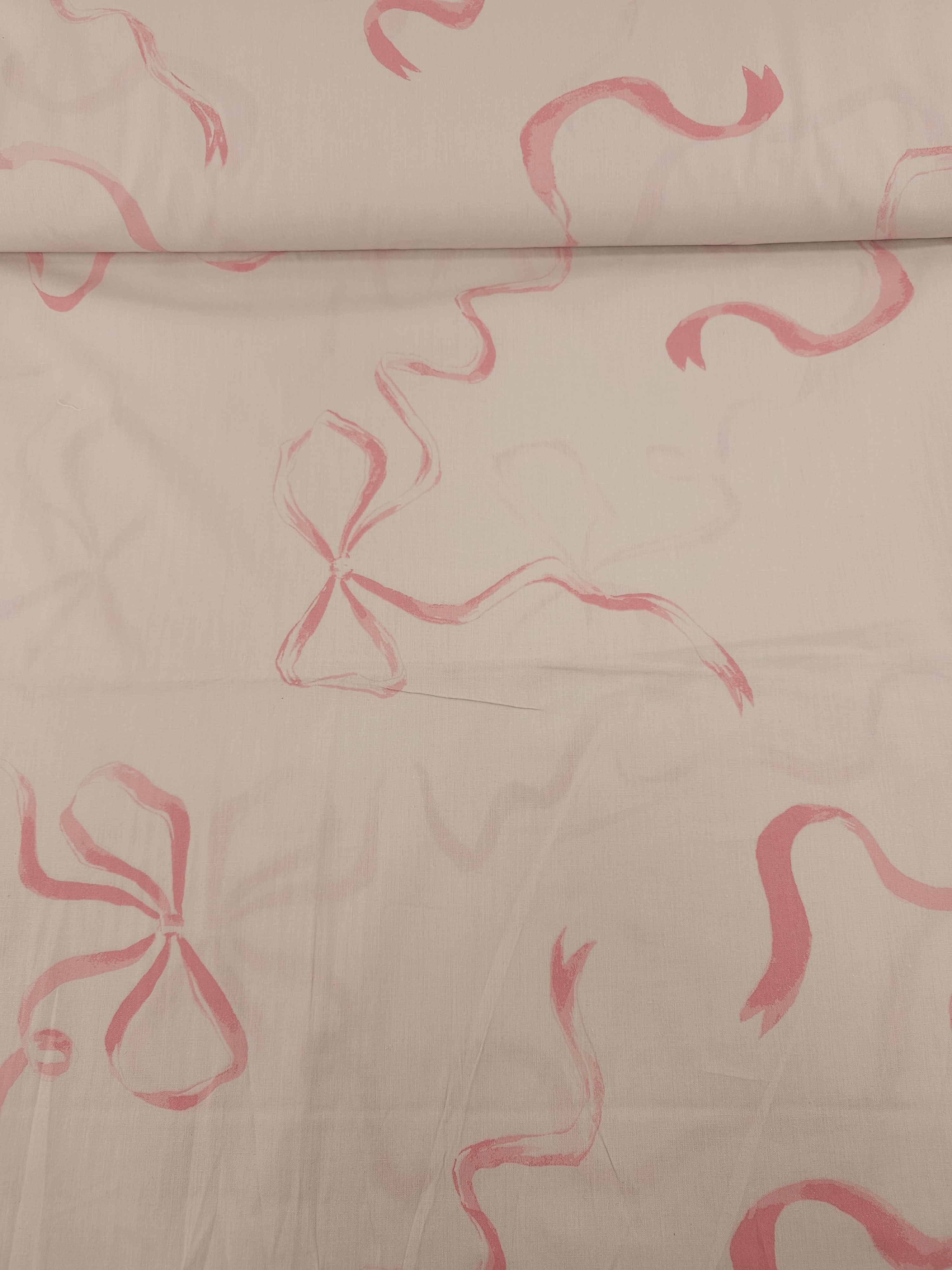 Pink Bow Streamer 100% Cotton 98” - Urban Outfitters *EXTRA WIDE*