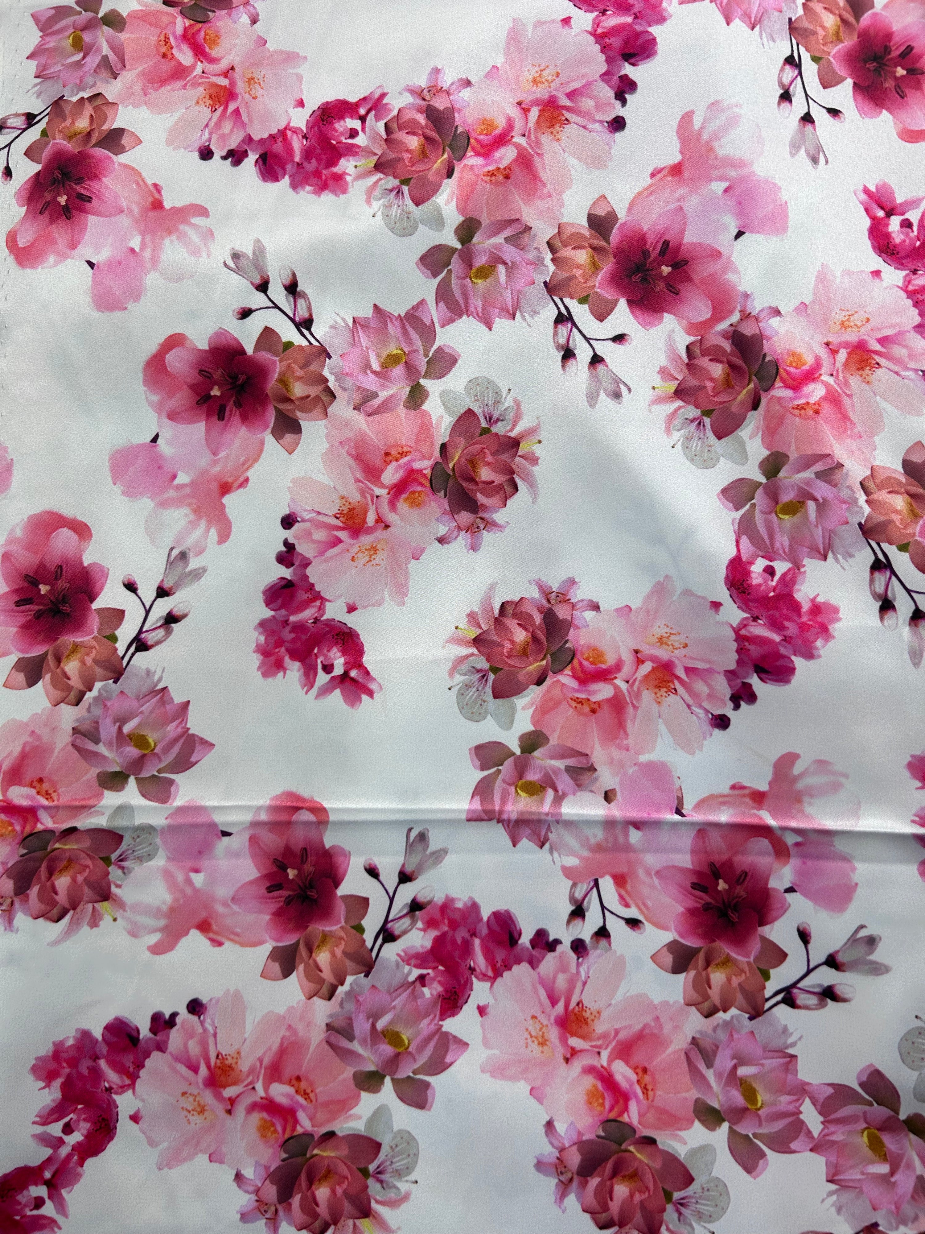 Bloom Burst Poly Satin - 2.4m Piece