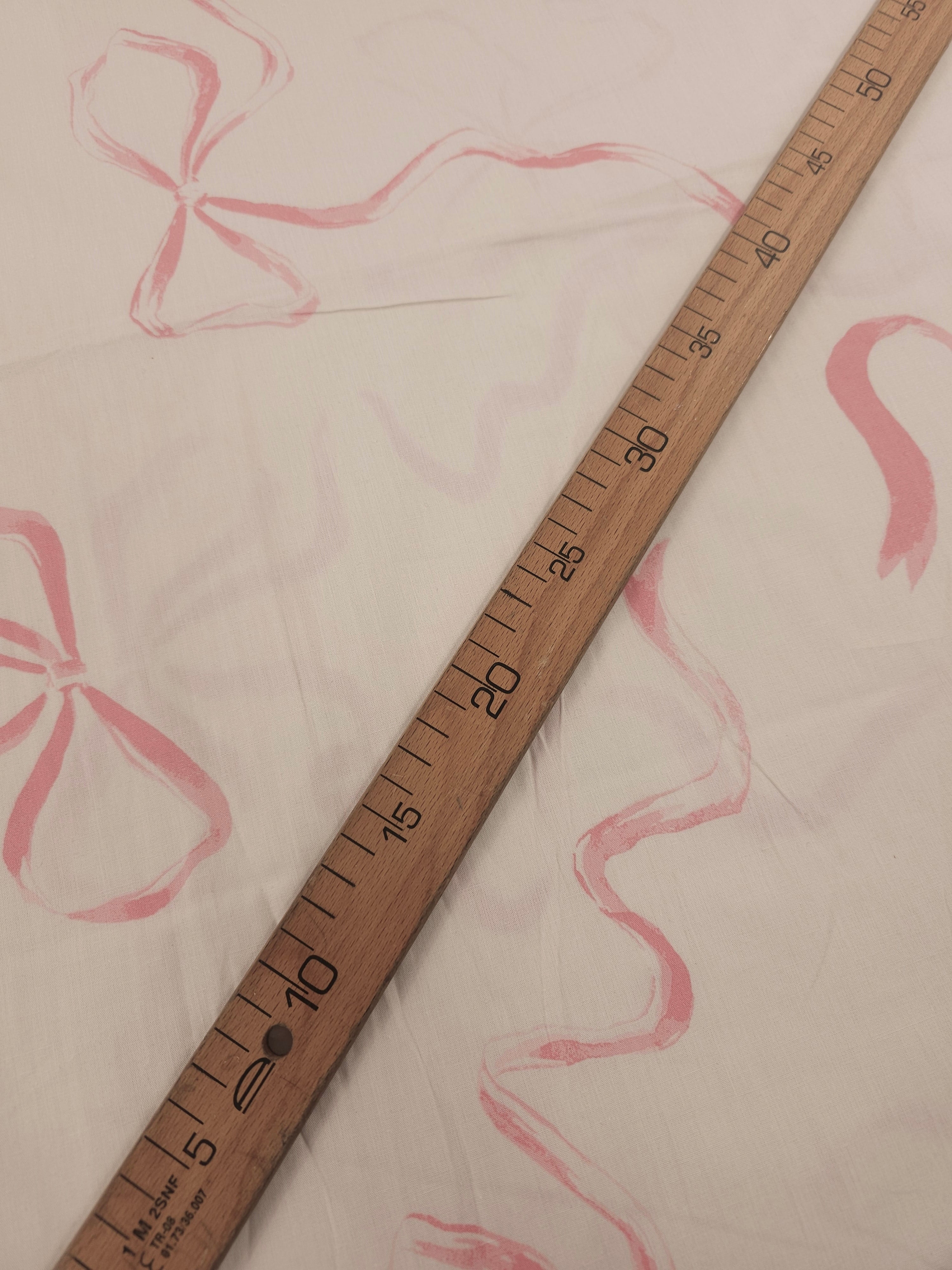 Pink Bow Streamer 100% Cotton 98” - Urban Outfitters *EXTRA WIDE*