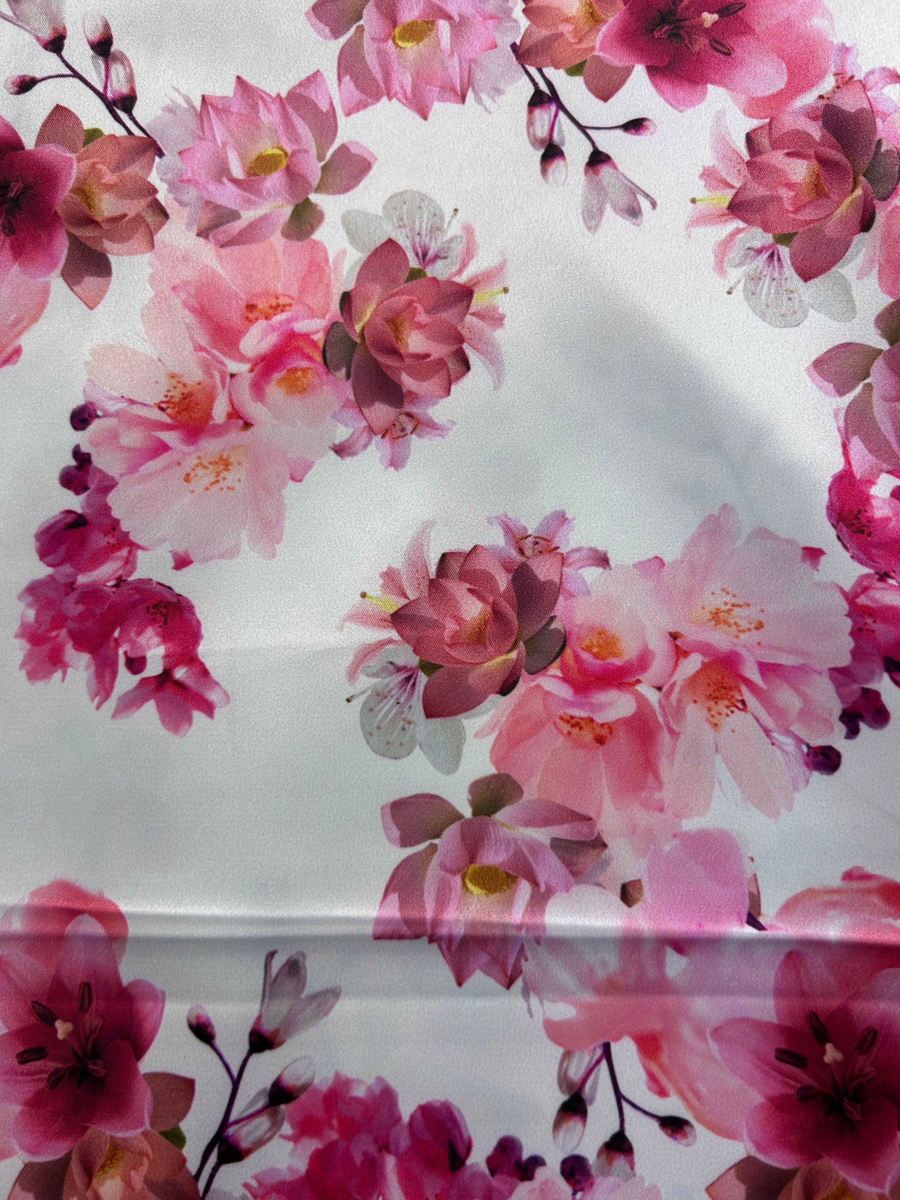 Bloom Burst Poly Satin - 2.4m Piece