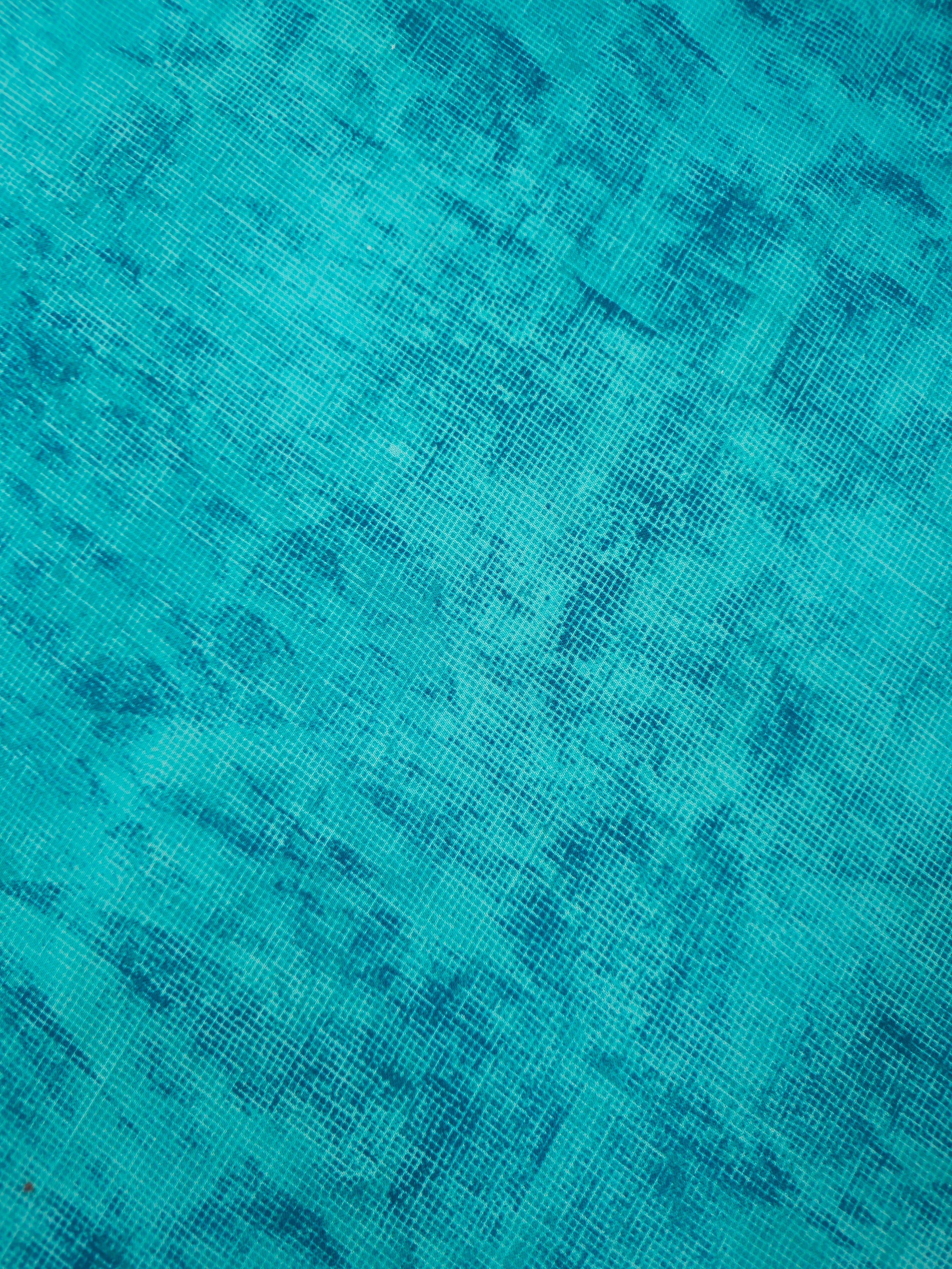 Turquoise/Teal Washed Grid 100% Cotton 102" - Robert Kaufman *EXTRA WIDE*
