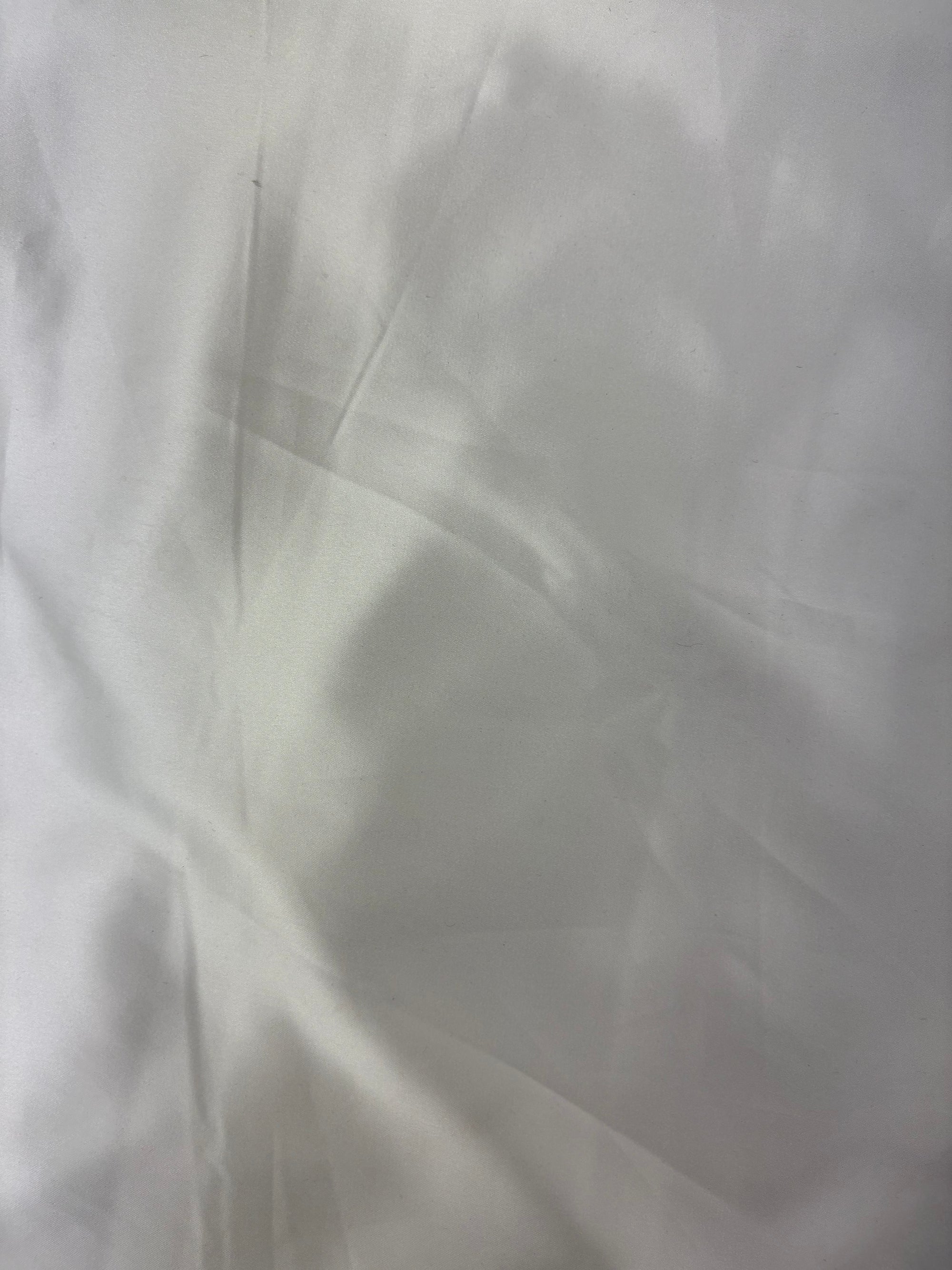 White Poly Satin - 2.5m Piece