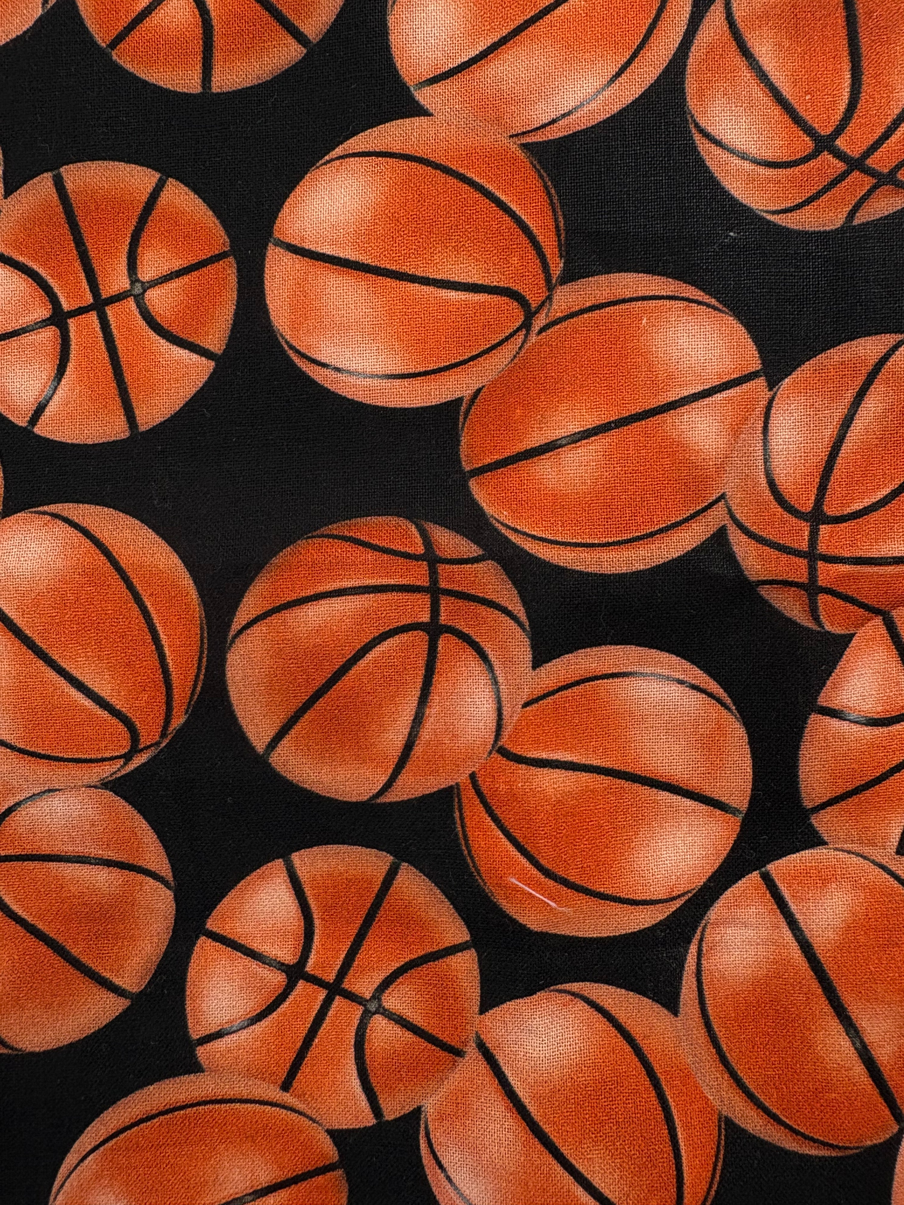 Basketballz 100% Cotton - 2.5m Piece