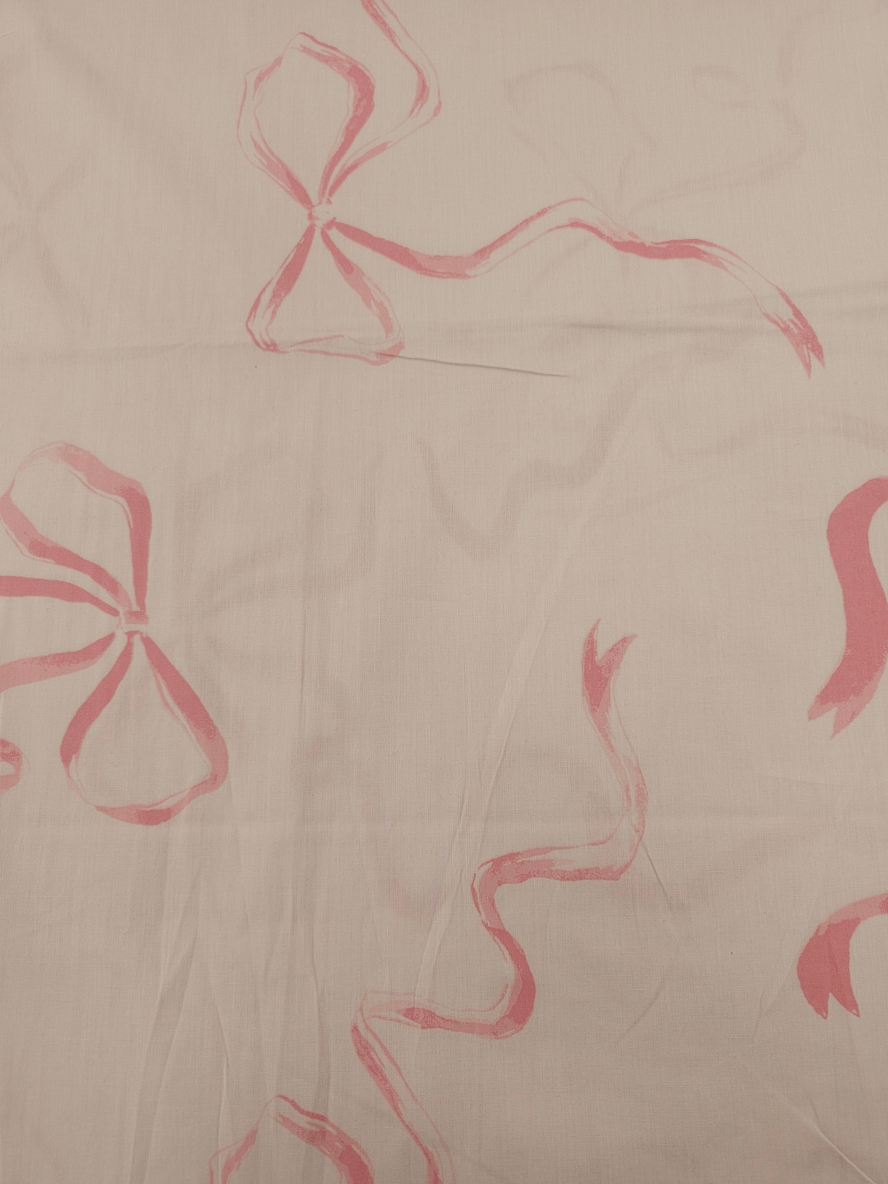 Pink Bow Streamer 100% Cotton 98” - Urban Outfitters *EXTRA WIDE*