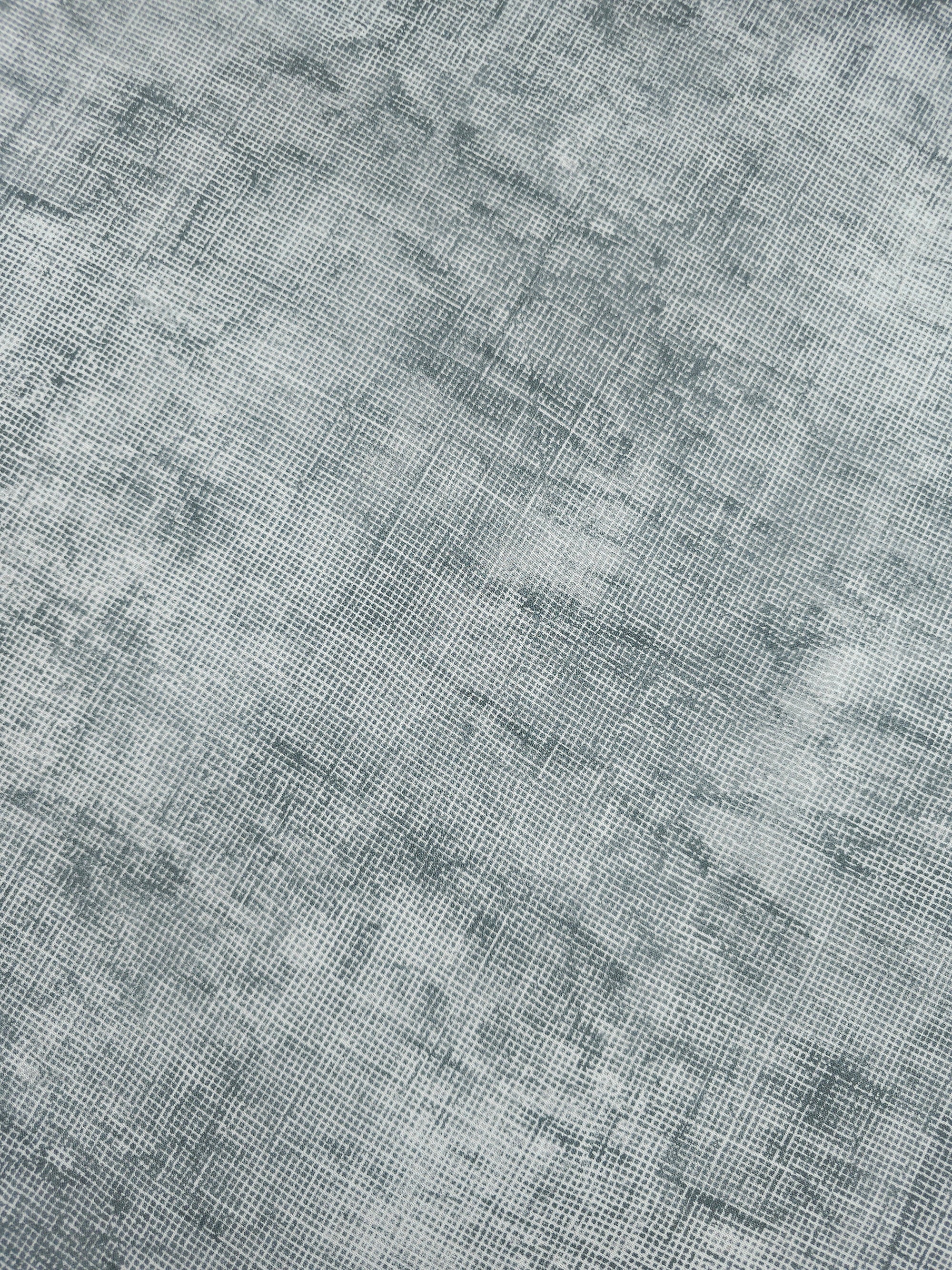 Chalky Grey Washed Grid 100% Cotton 102" - Robert Kaufman *EXTRA WIDE*