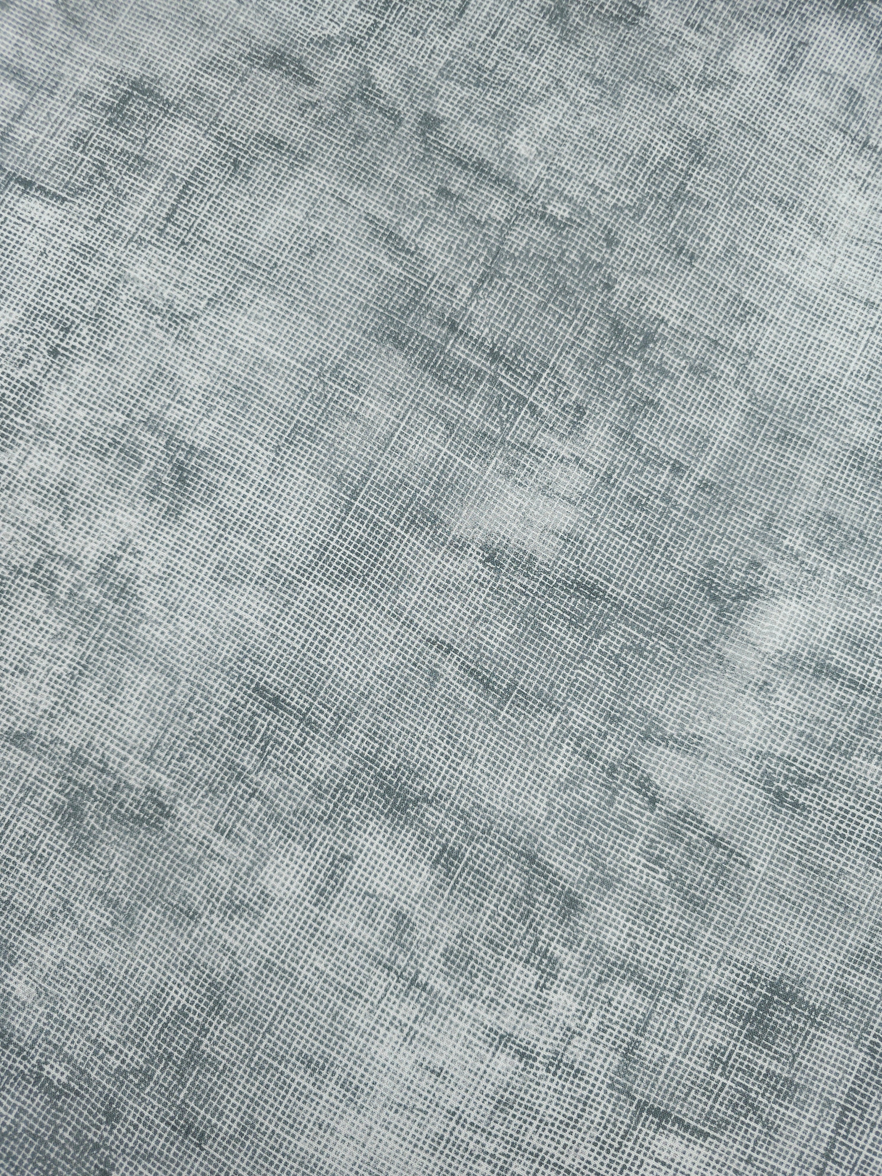 Chalky Grey Washed Grid 100% Cotton 102" - Robert Kaufman *EXTRA WIDE*