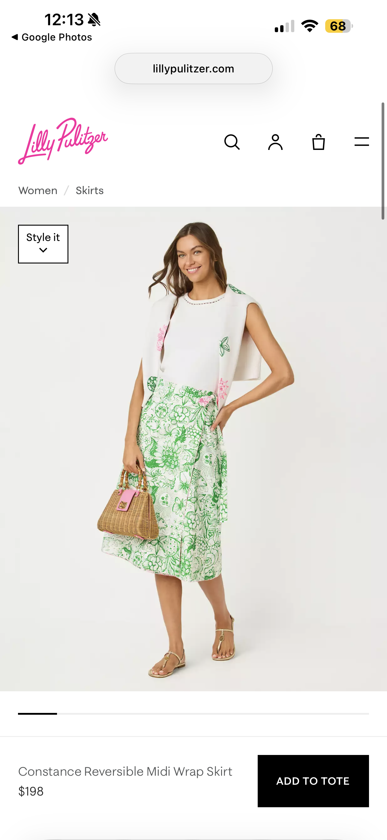 Neon Green Celestial Sea Floral Lightweight Cotton - Lilly Pulitzer