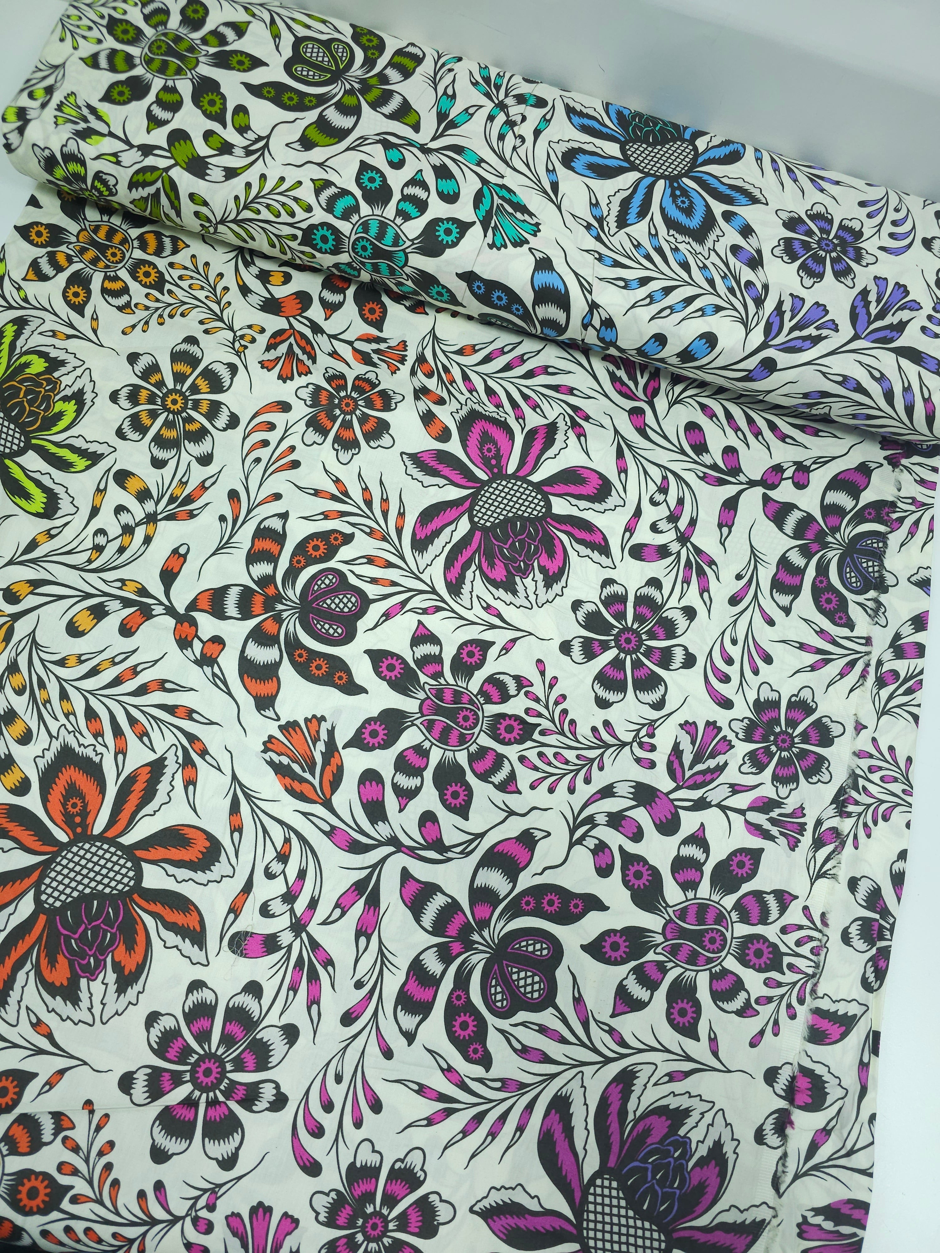 Ivory Free Spirit Cotton Sateen 108” - Tula Pink (Various Sizes)